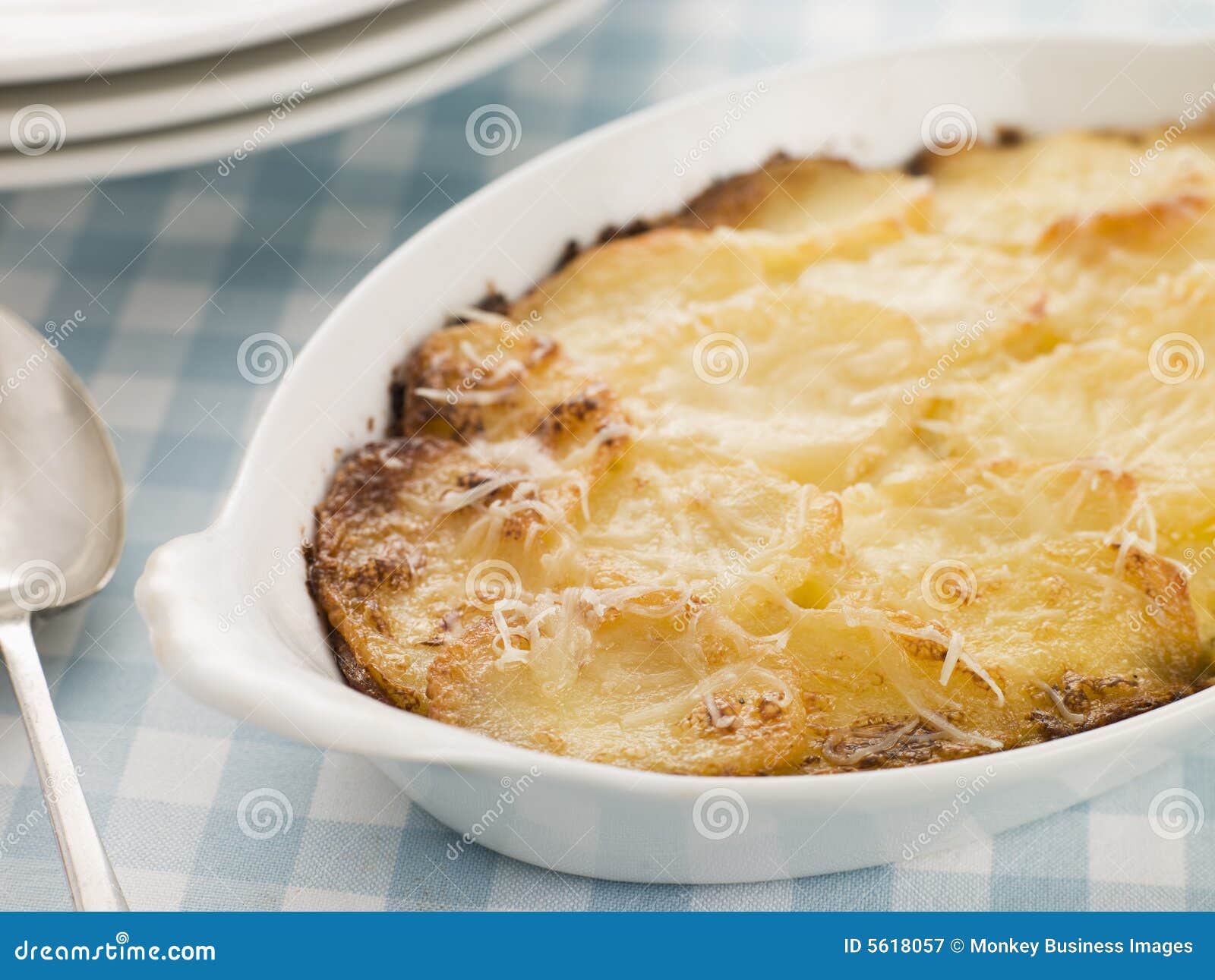 Dish of Dauphinoise Potatoes Stock Image Image of vegetarian, cookery 5618057