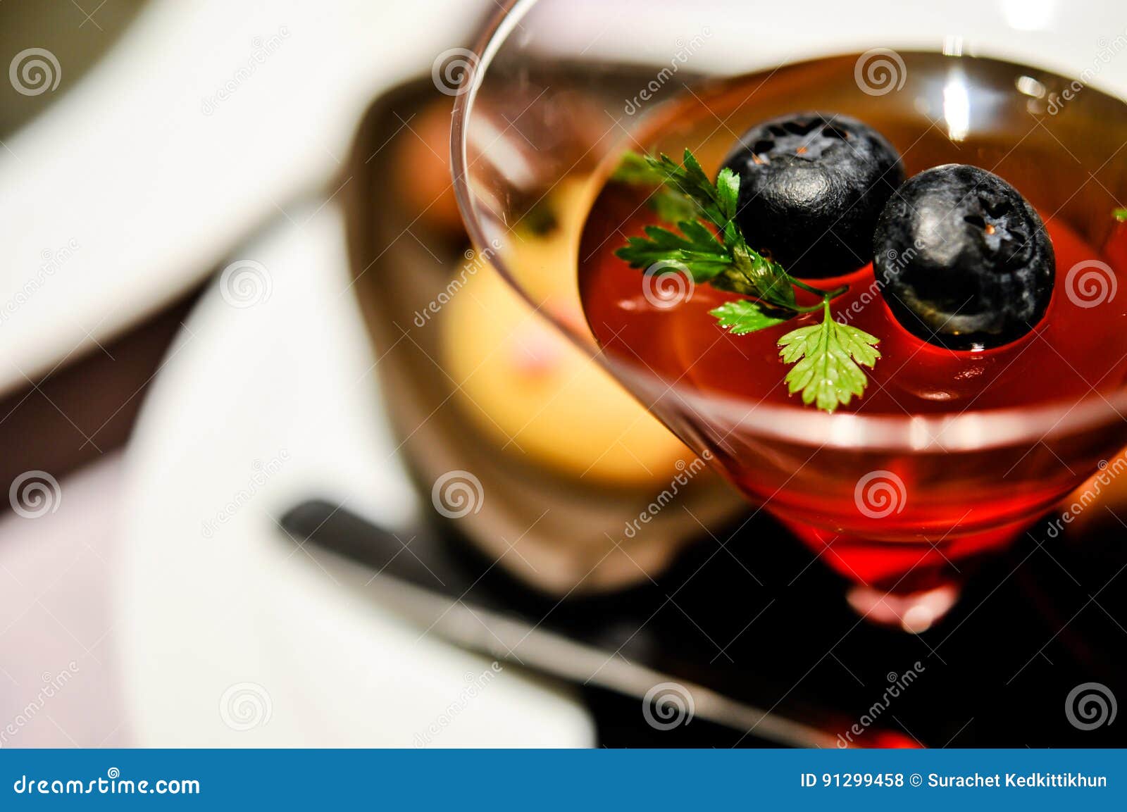 Dish Decoration, the Dish Dinner Set Stock Photo Image of gourmet