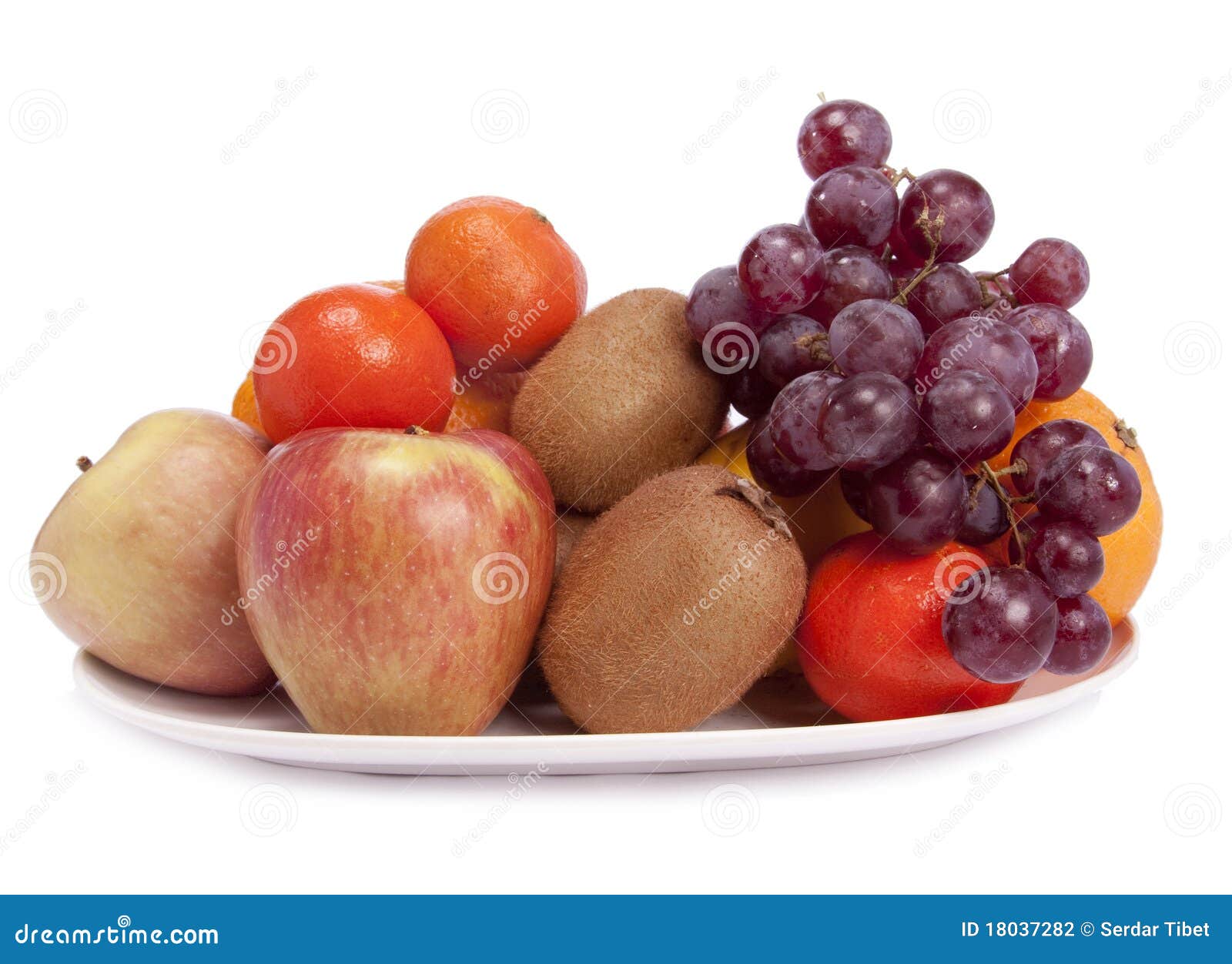 A dish of fruits stock photo. Image of delicious, assortment 18037282