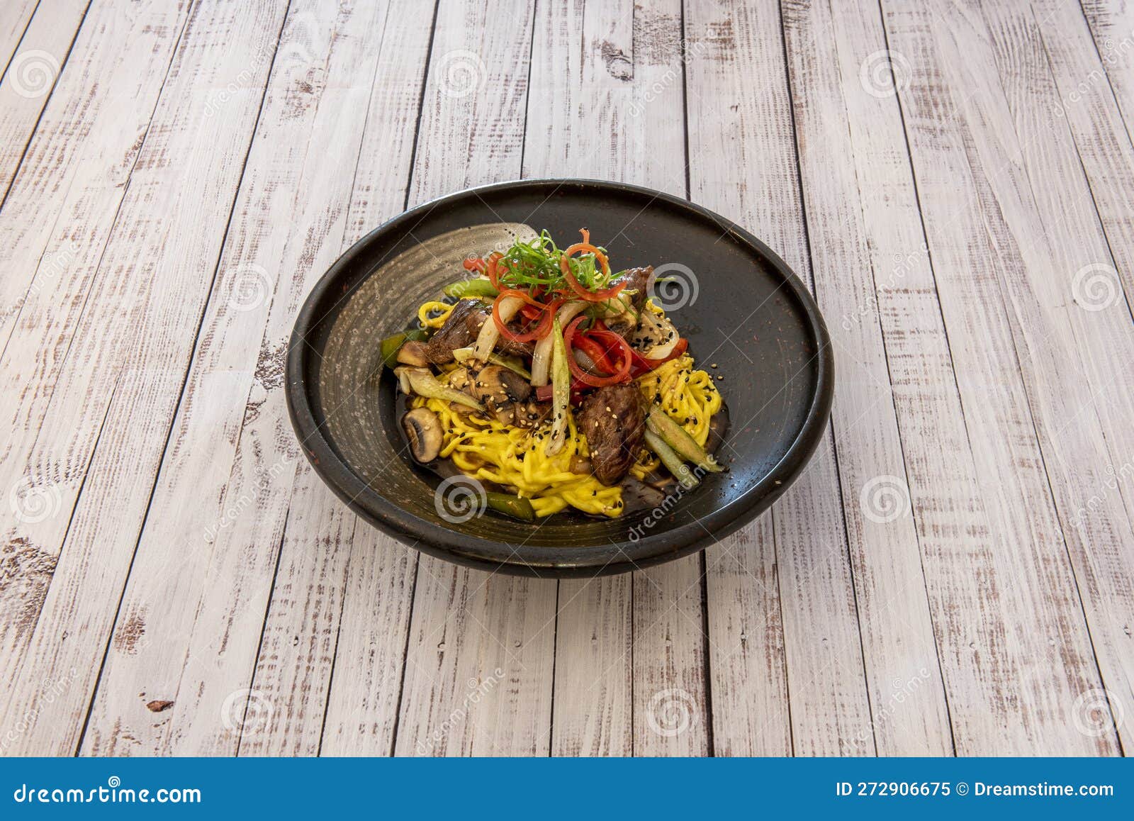 the dish is the local peruvian version of chifa gastronomy, of