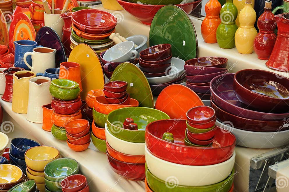 Dish at the market stock photo. Image of blue, green 19971694