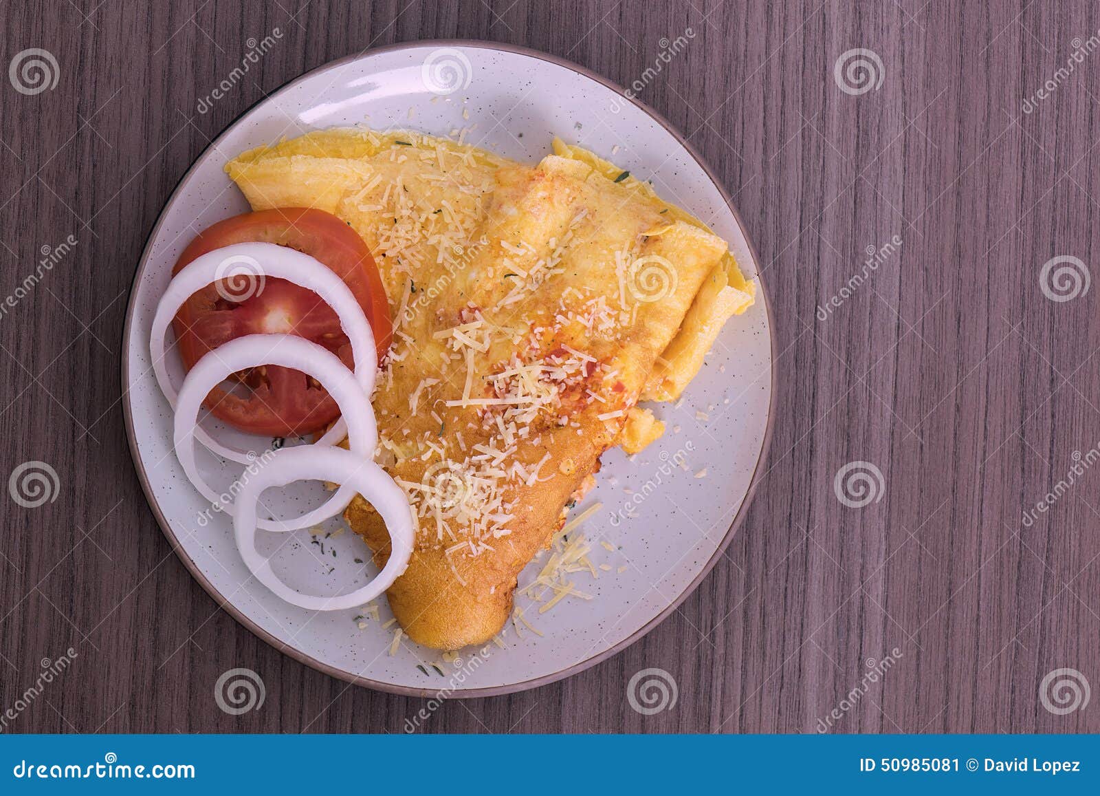 Dish of Omelette with Parmesan Cheese Stock Image Image of healthy
