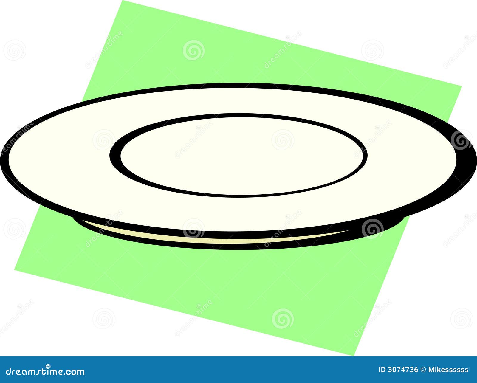 Dish Or Plate Vector Illustration Stock Vector Illustration Of Dinnerware Ceramic
