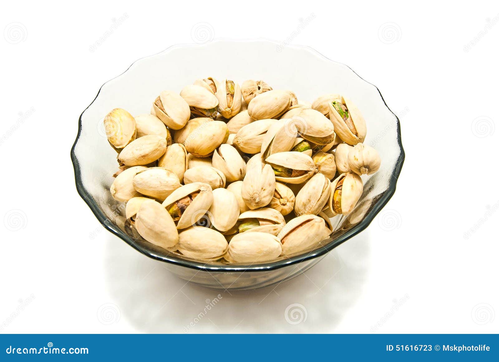 dish with roasted pistachios
