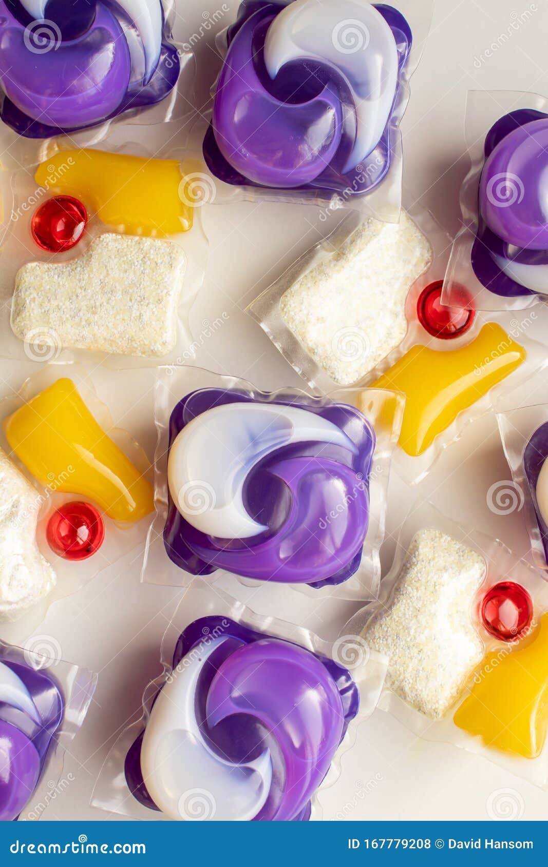 Dish Washer and Washing Machine Pods Stock Photo Image of fluid