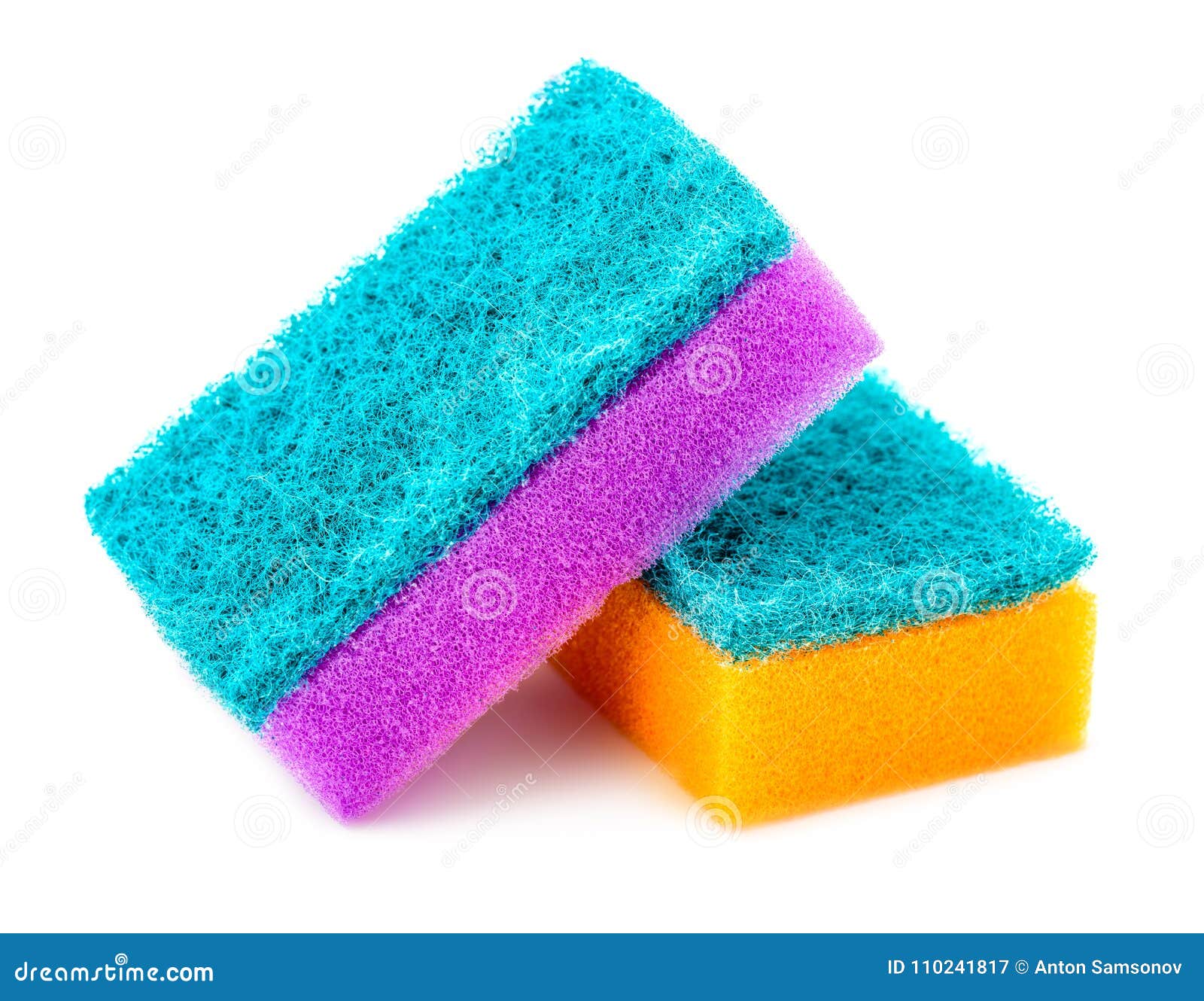 Sponge for dishes stock image. Image of housework, dishes 110241817
