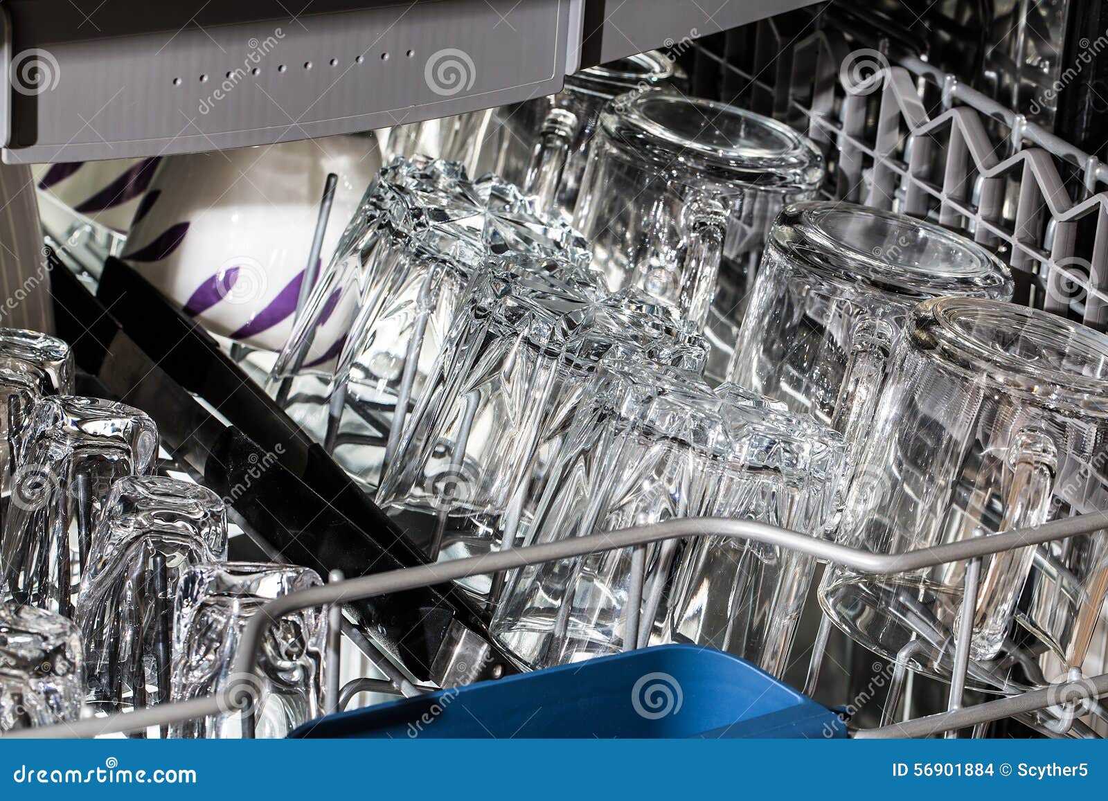 Dishwasher after Cleaning Process. Stock Photo Image of housework