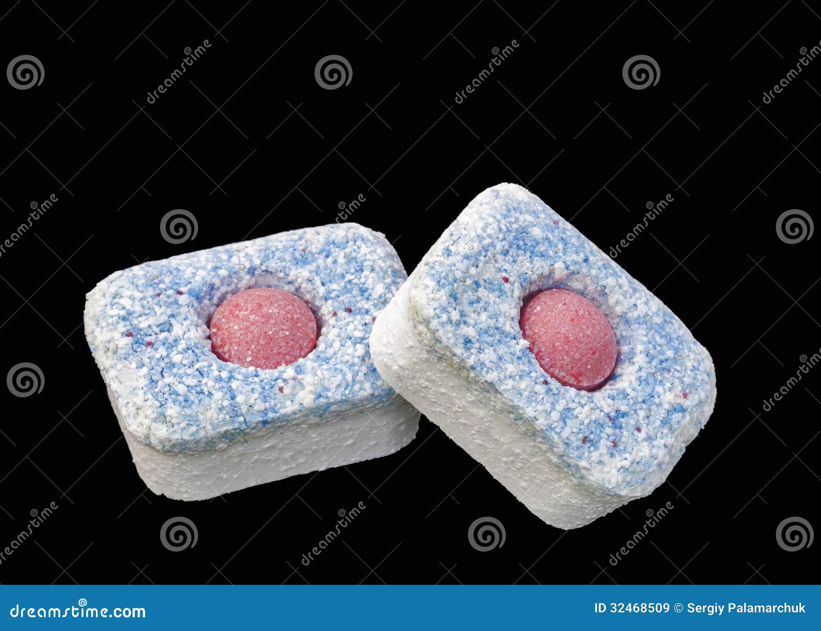 Dishwasher Detergent Tablets Macro Isolated Stock Image Image of