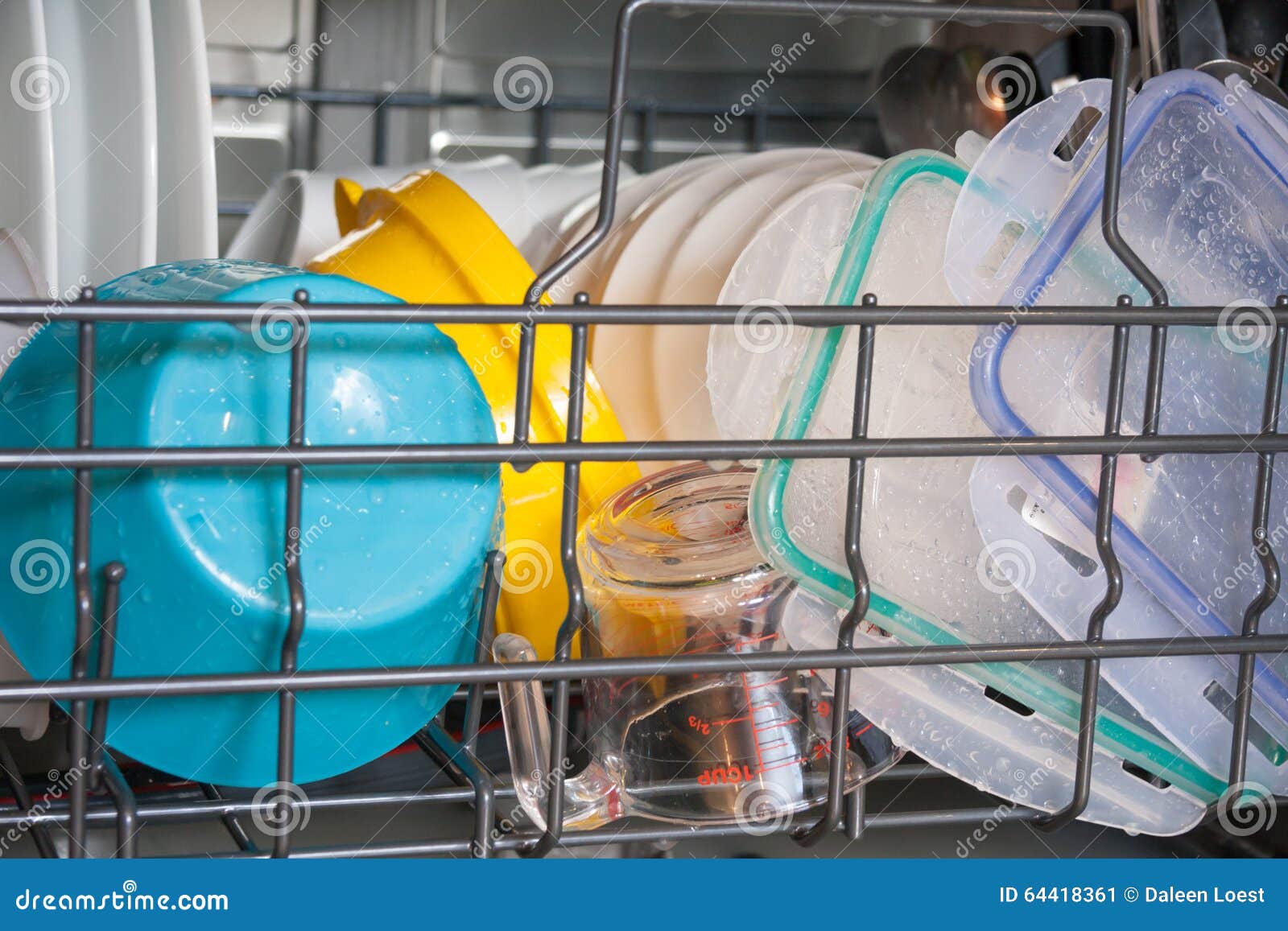Dishwasher inside stock image. Image of open, plastic 64418361