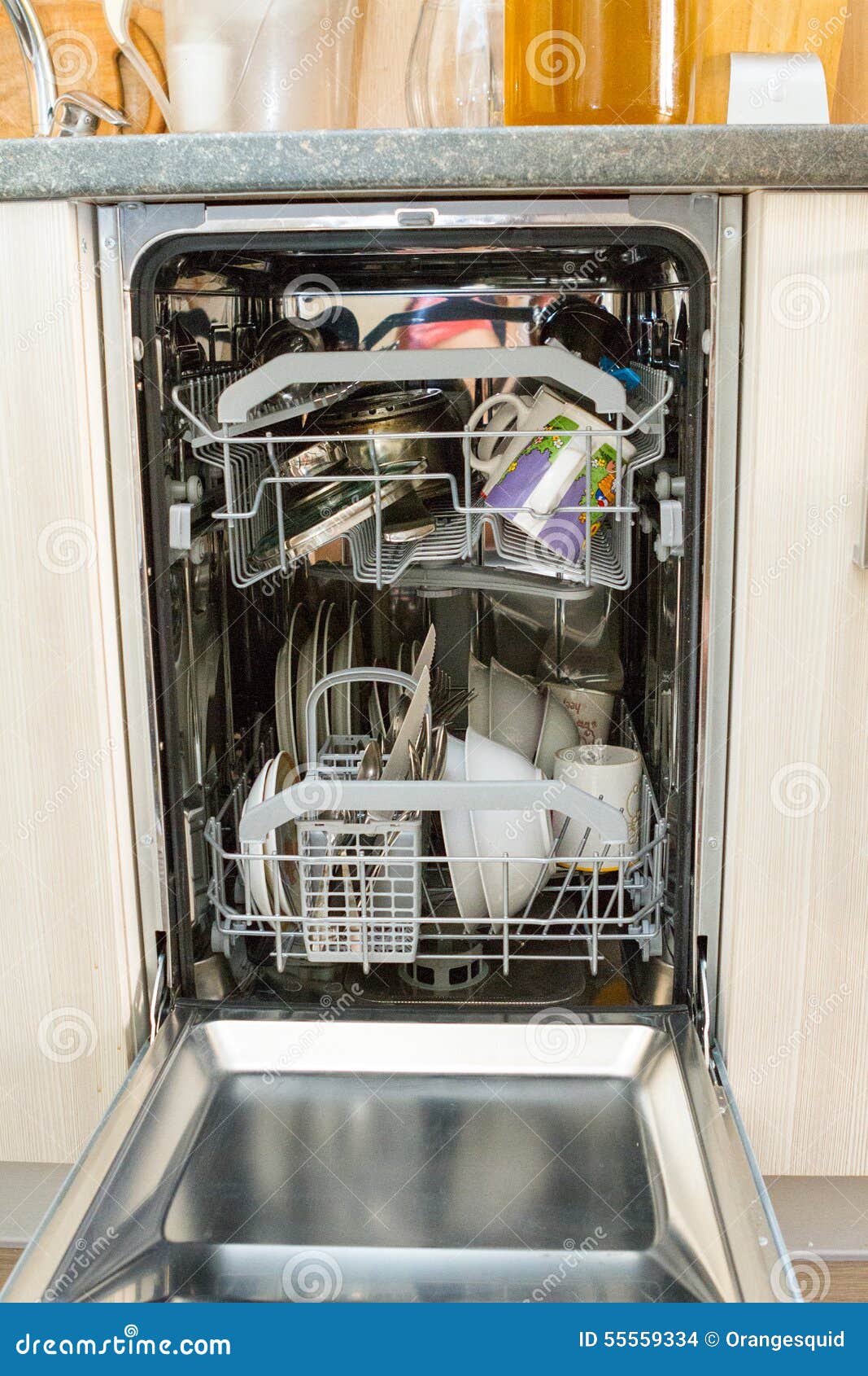 Dishwasher stock photo. Image of automation, cooking 55559334