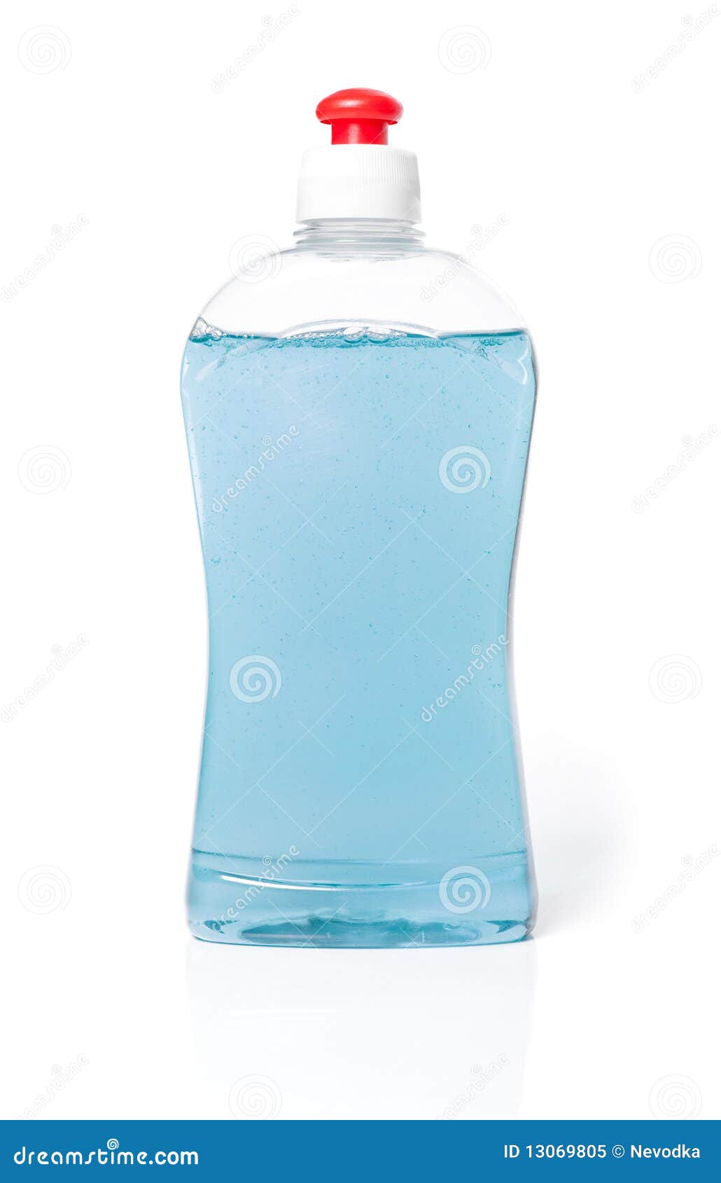 Dishwashing liquid stock image. Image of plastic, blue 13069805