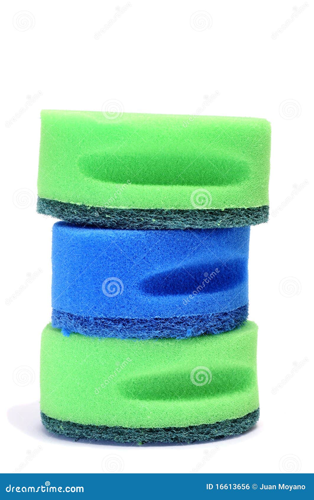 Dishwashing sponges stock photo. Image of estropajo, dishwasher 16613656