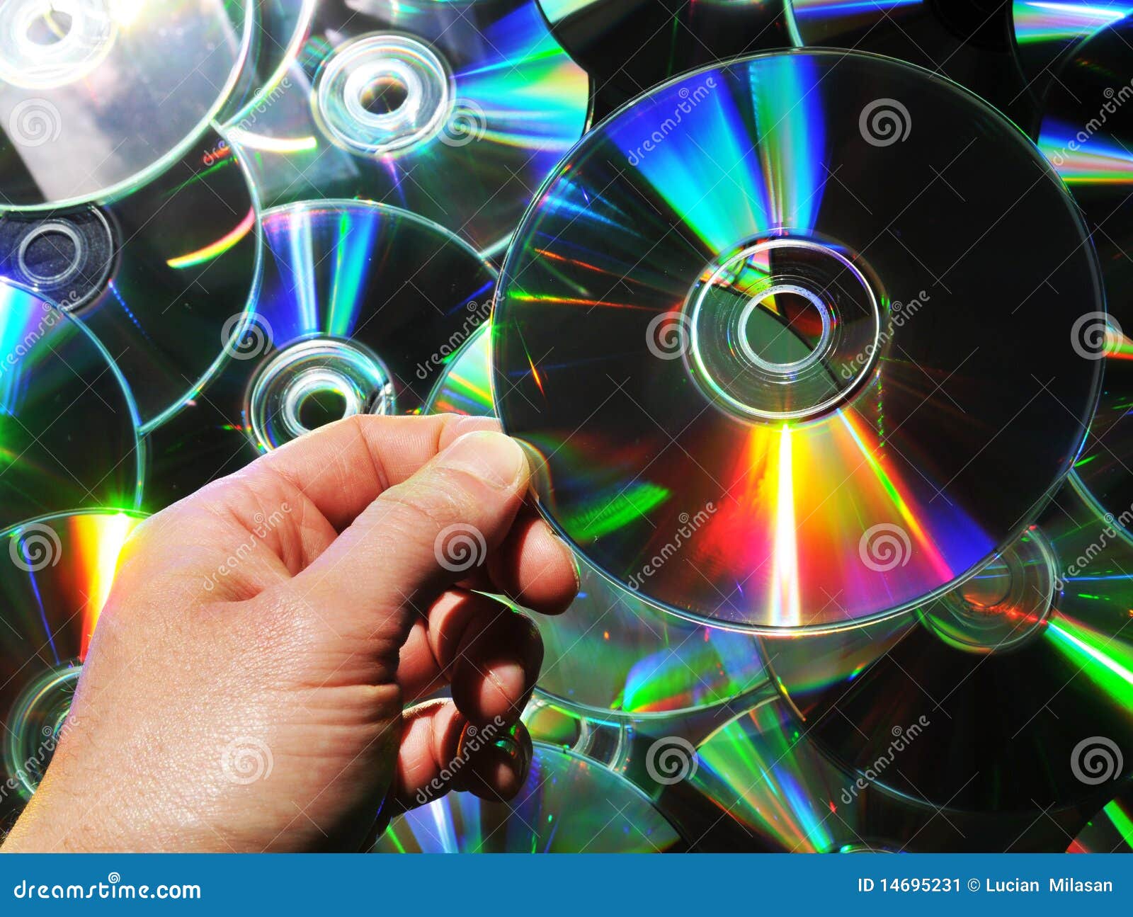 Disk jockey stock image. Image of compact, colour, hold 14695231