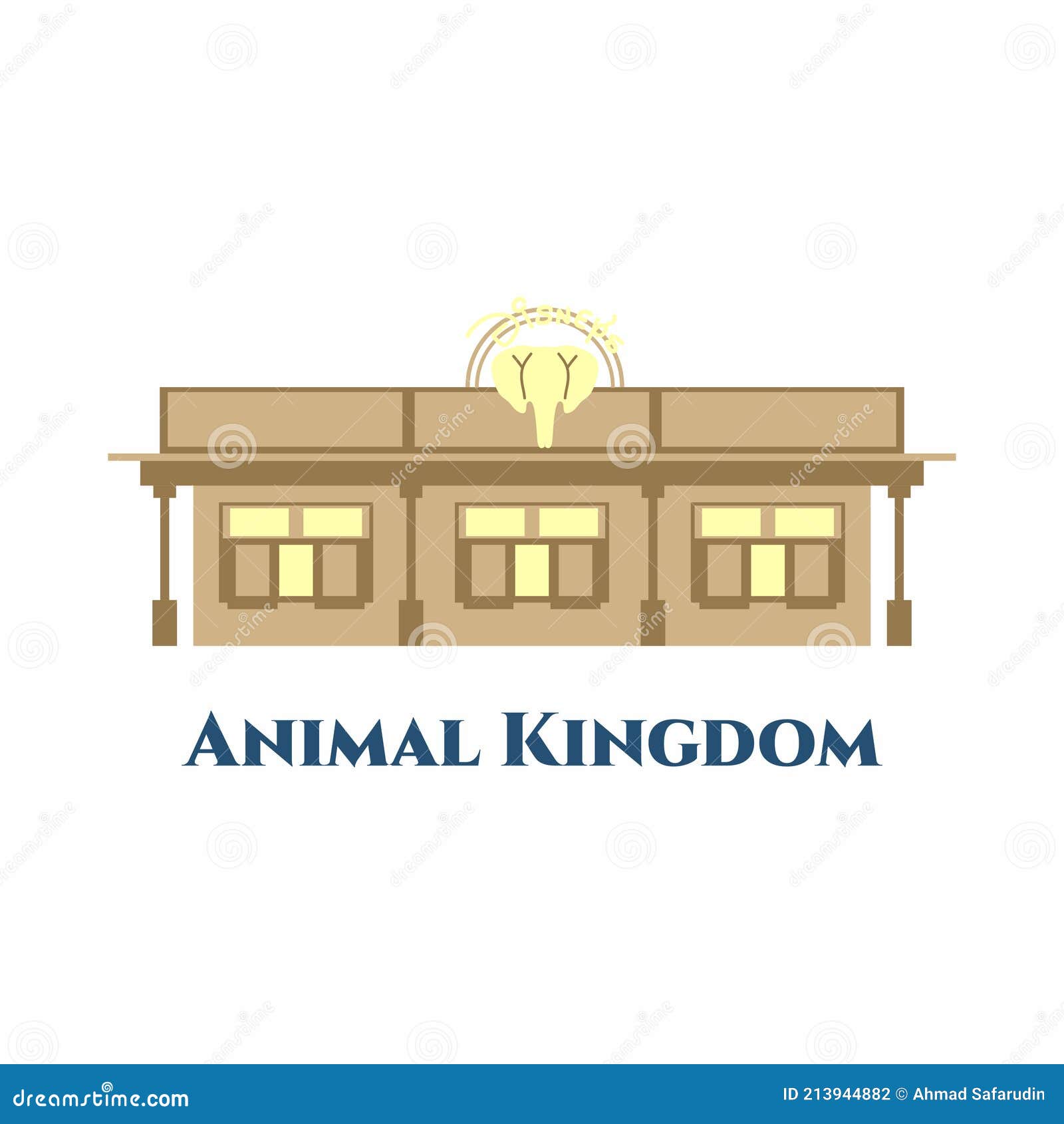 disney`s animal kingdom. it is a zoological theme park at the walt disney world resort in bay lake, florida, near orlando. one of