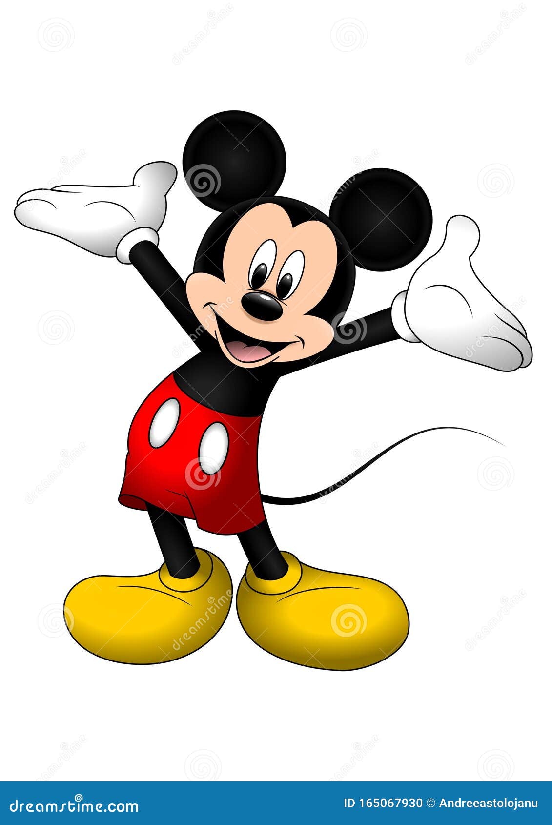 Minnie Mouse Disney Logo Cartoon Character Stock Vector (Royalty