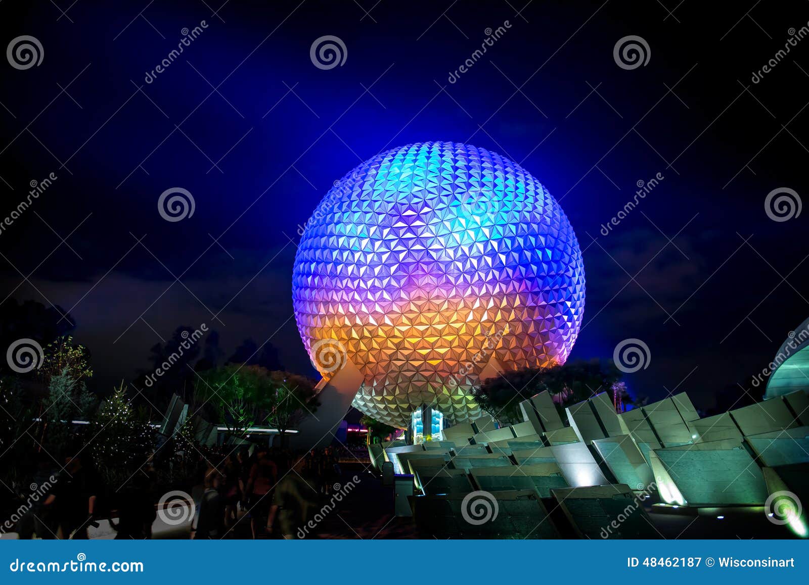 Disney World Epcot Center Spaceship Earth Editorial Photography - Image of  center, orlando: 48462187