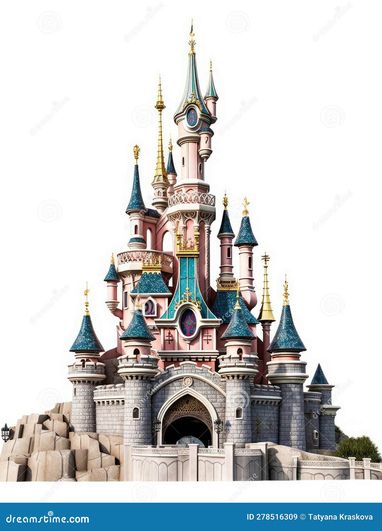 disneyland paris castle cartoon