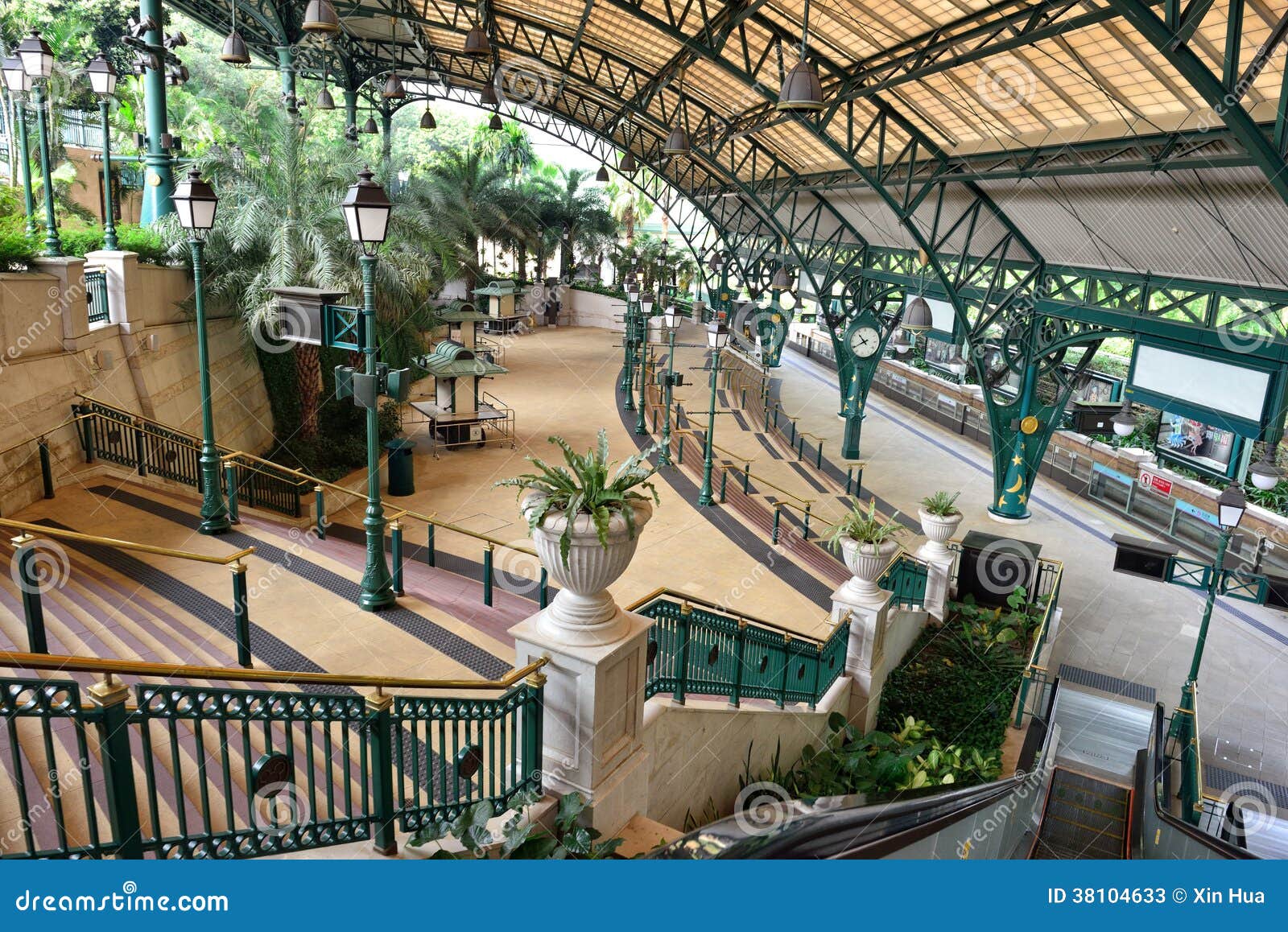 Disneyland Resort Line Station, Hong Kong Editorial Stock Photo - Image