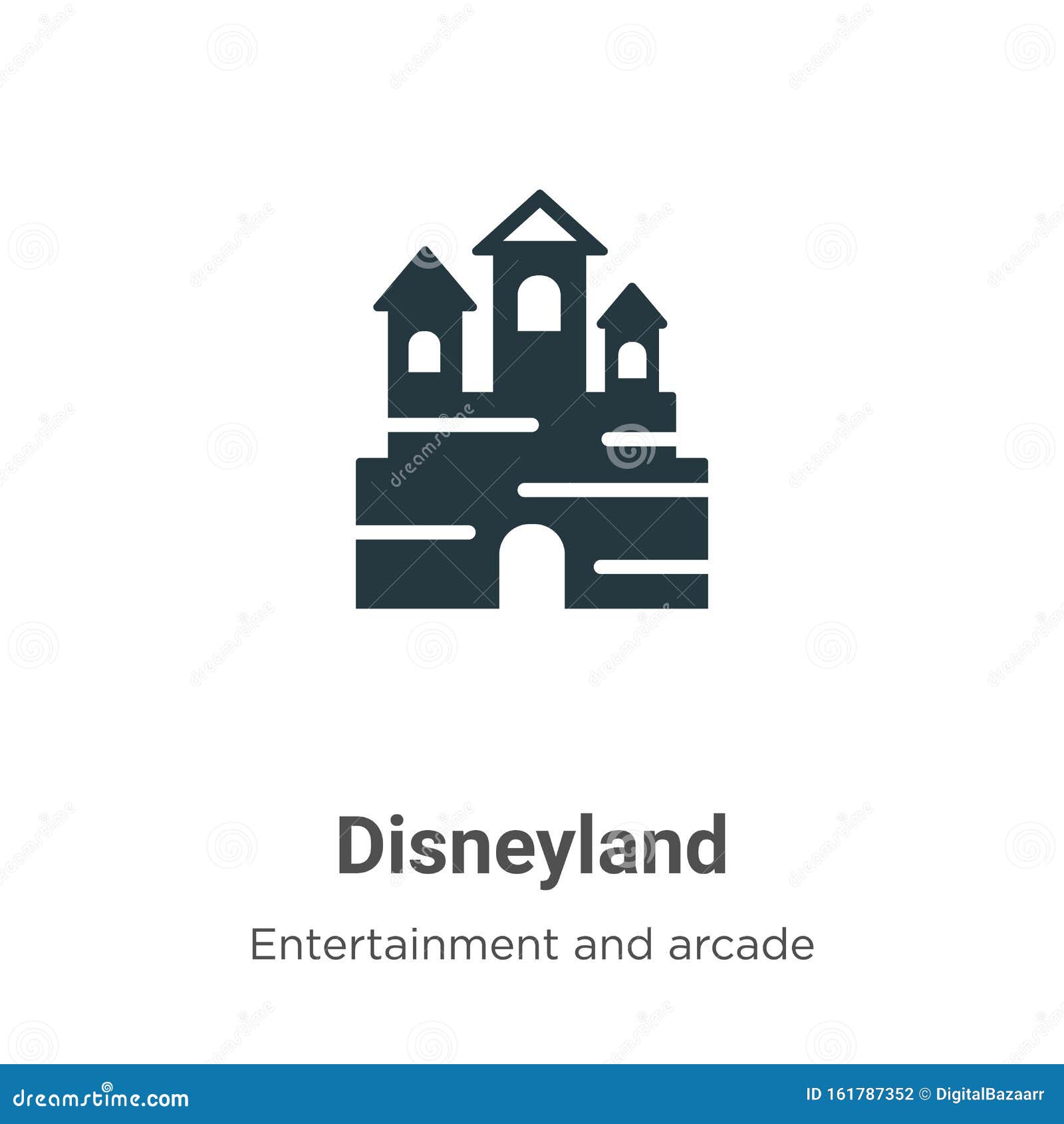 disney castle logo vector