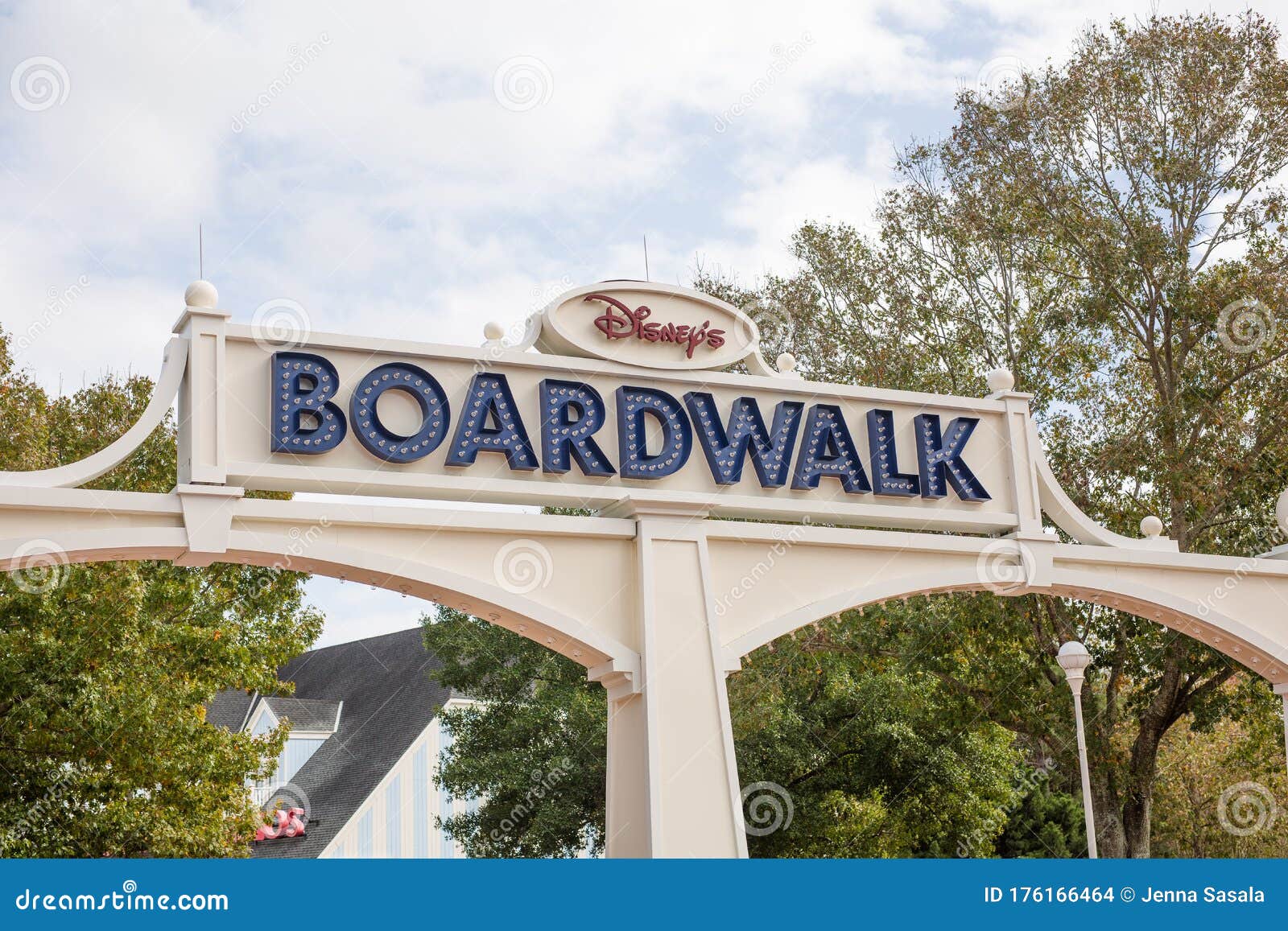 Disneys Boardwalk Resort and Villas Login Orlando Florida Obraz Stock ...