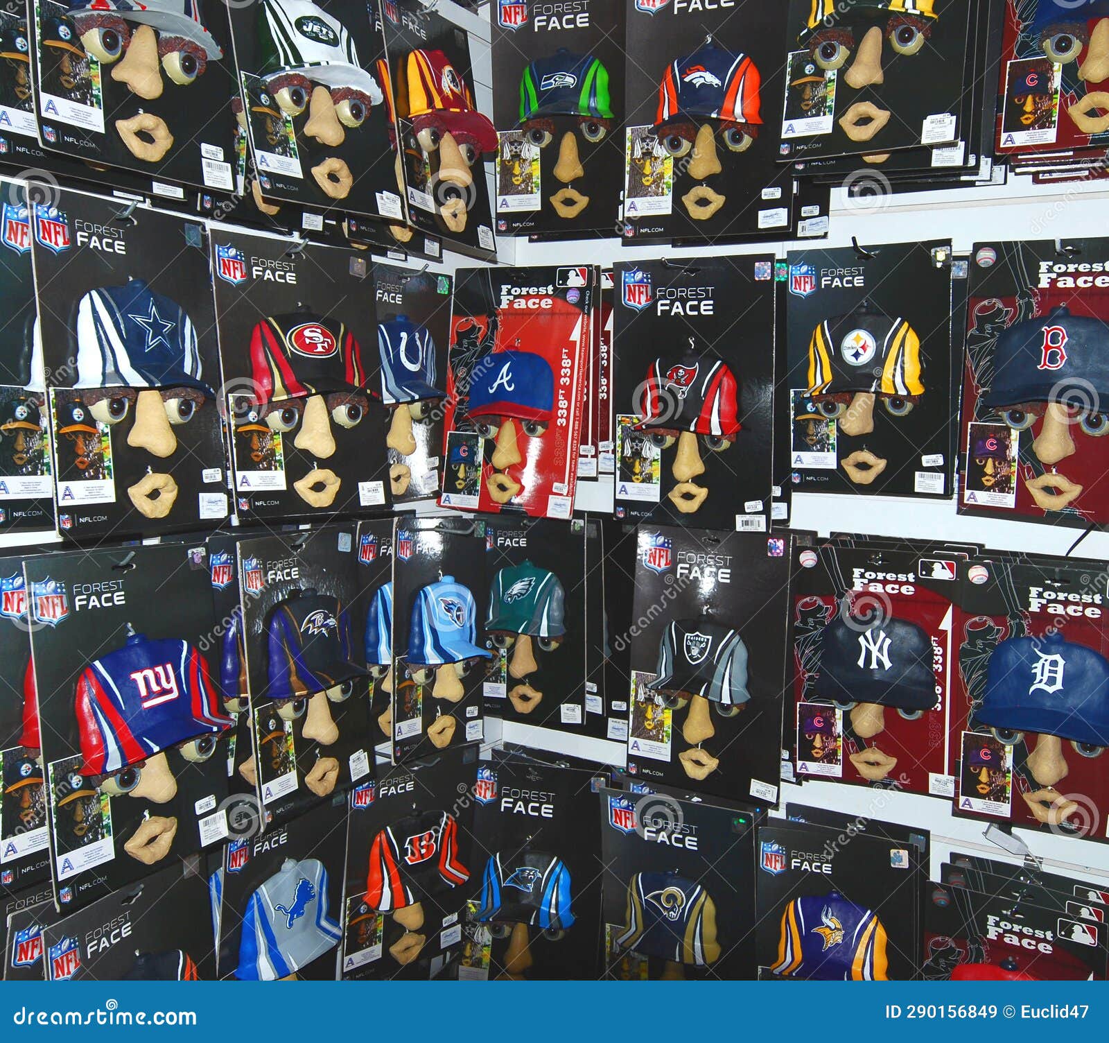 Display of Colourful Sports Caps Stock Image Image of colourful