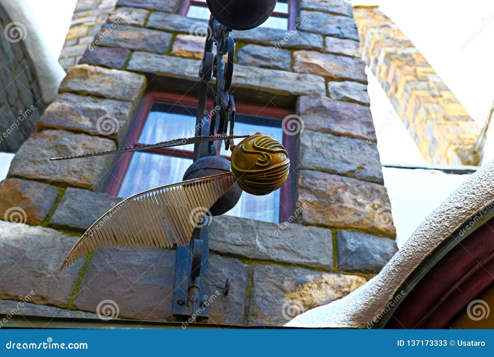 Display of Quidditch Balls at the Wizarding World of Harry Potter