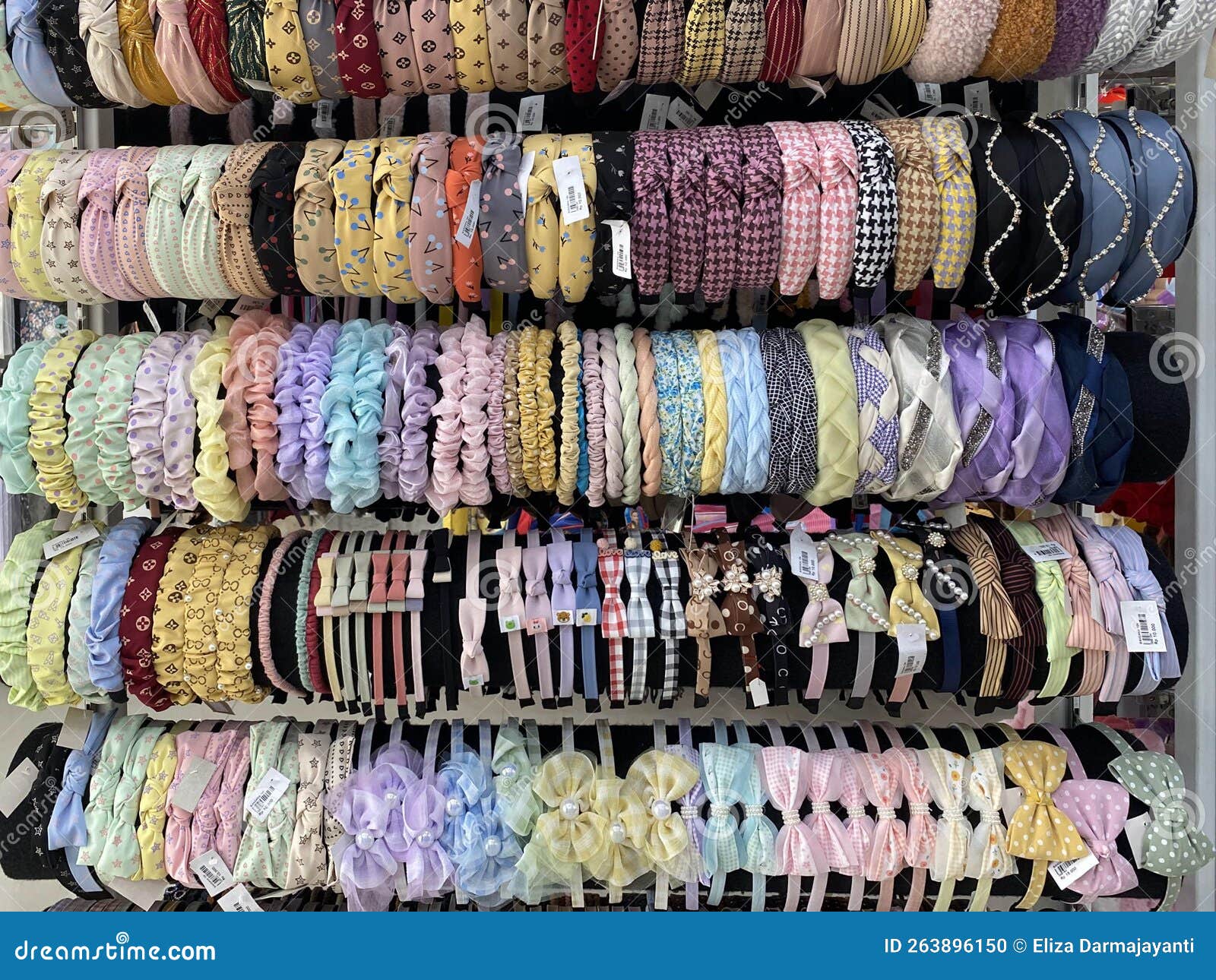 Displaying a Headband in an Accessories Store Editorial Image Image
