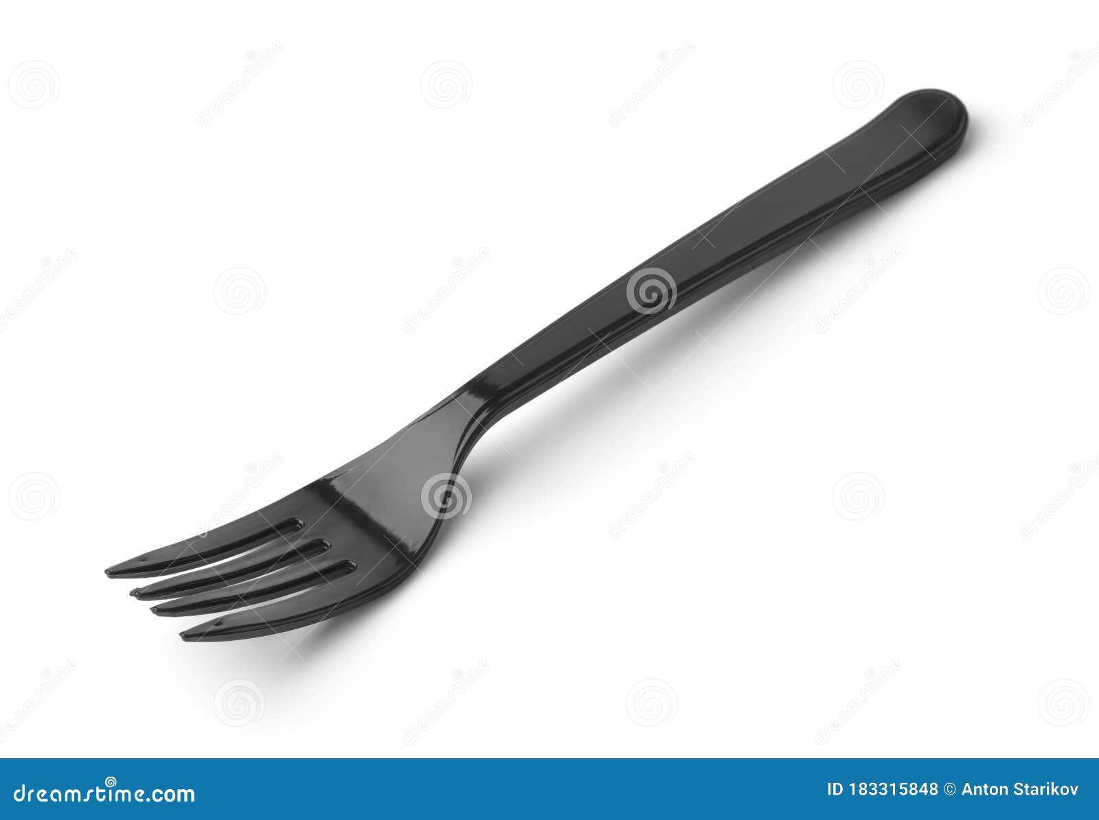Disposable Black Plastic Fork Stock Photo Image of closeup, equipment