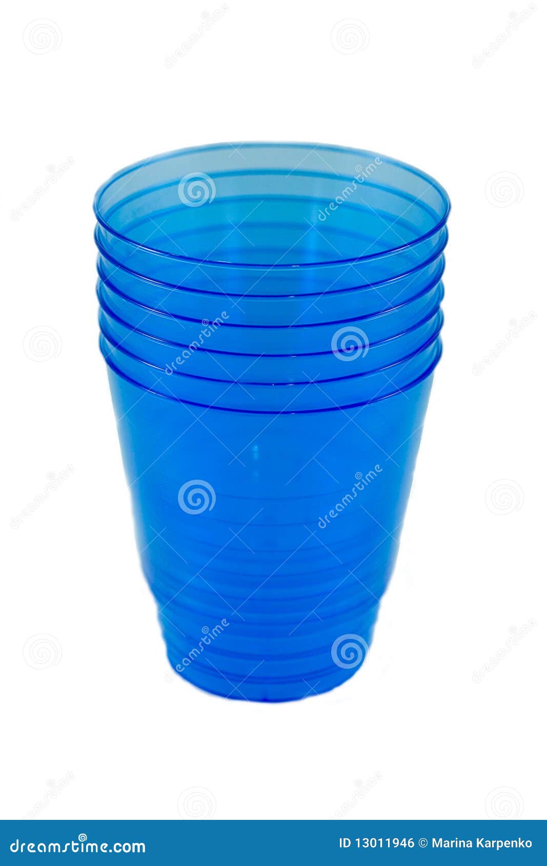 Disposable blue glasses stock photo. Image of disposable 13011946