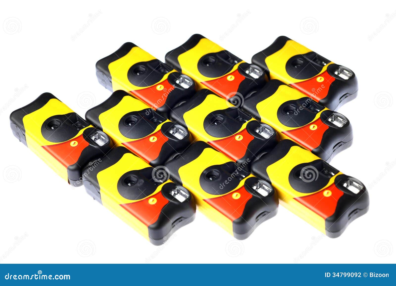 Disposable camera stock photo. Image of electronics, focus 34799092