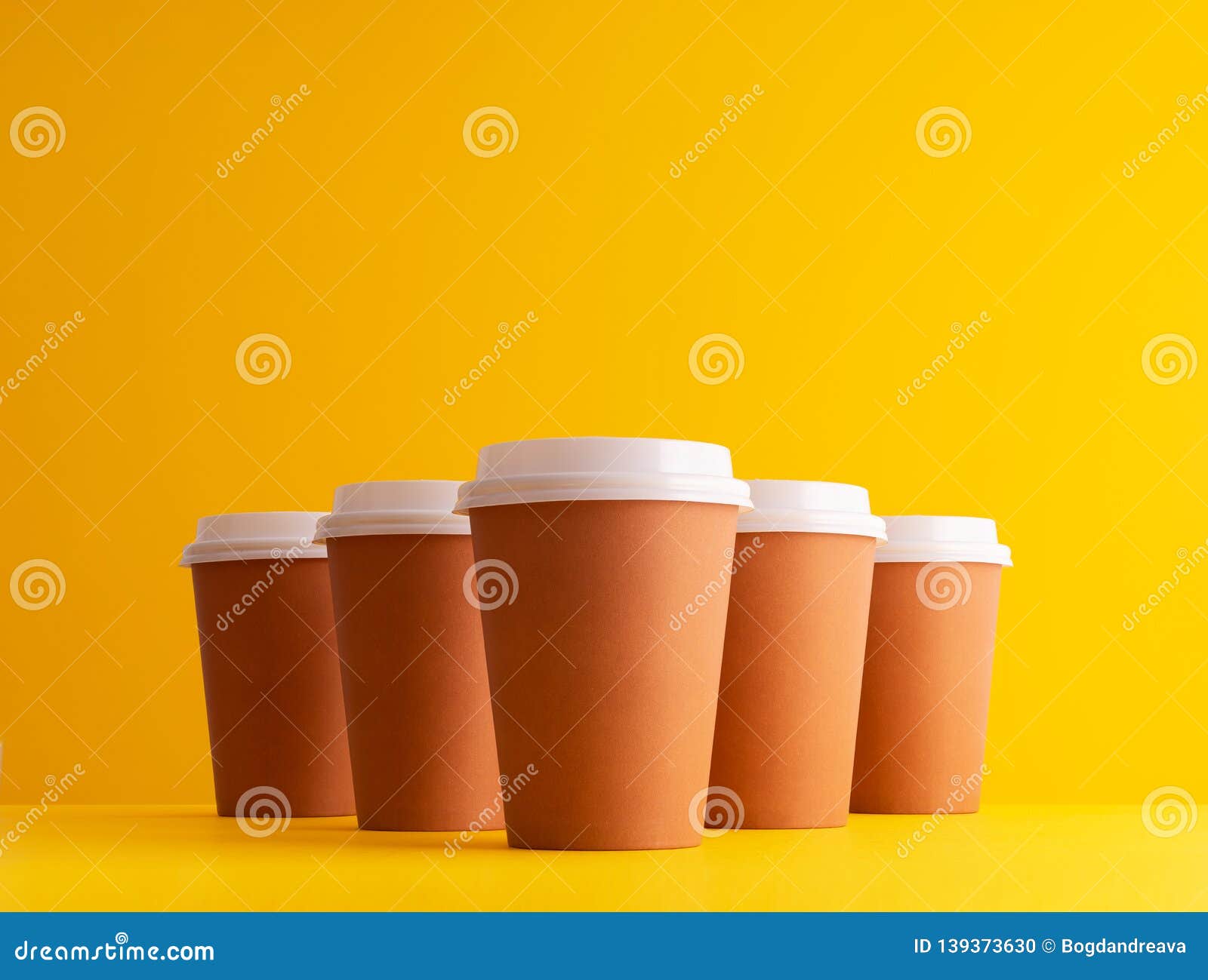 Disposable coffee cups stock photo. Image of background 139373630