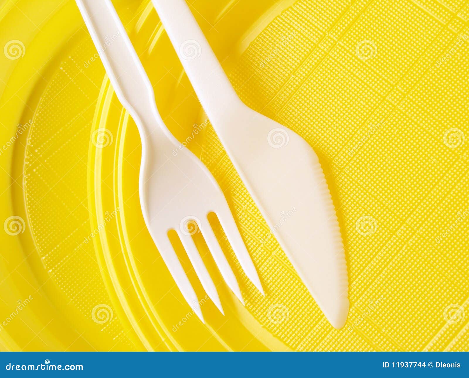 Disposable dishware stock photo. Image of bright, plates 11937744