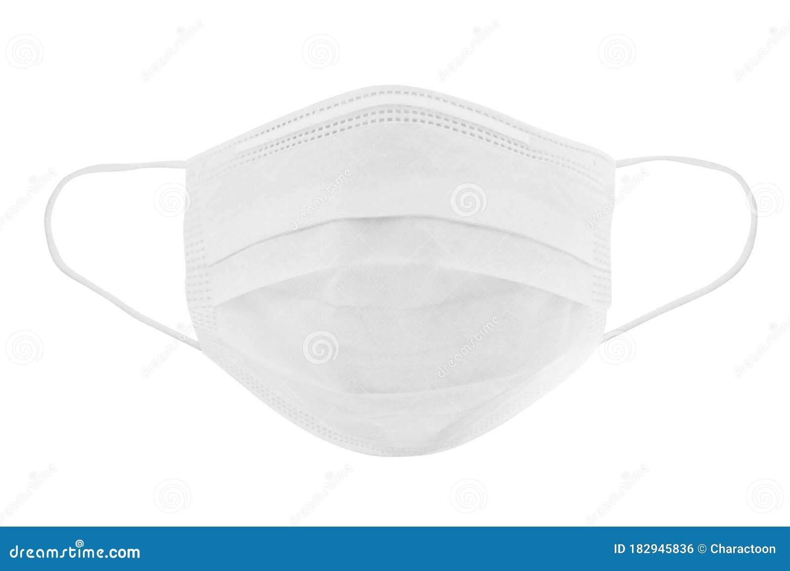 Disposable Earloop 3layer Face Mask in White Colour for Protect