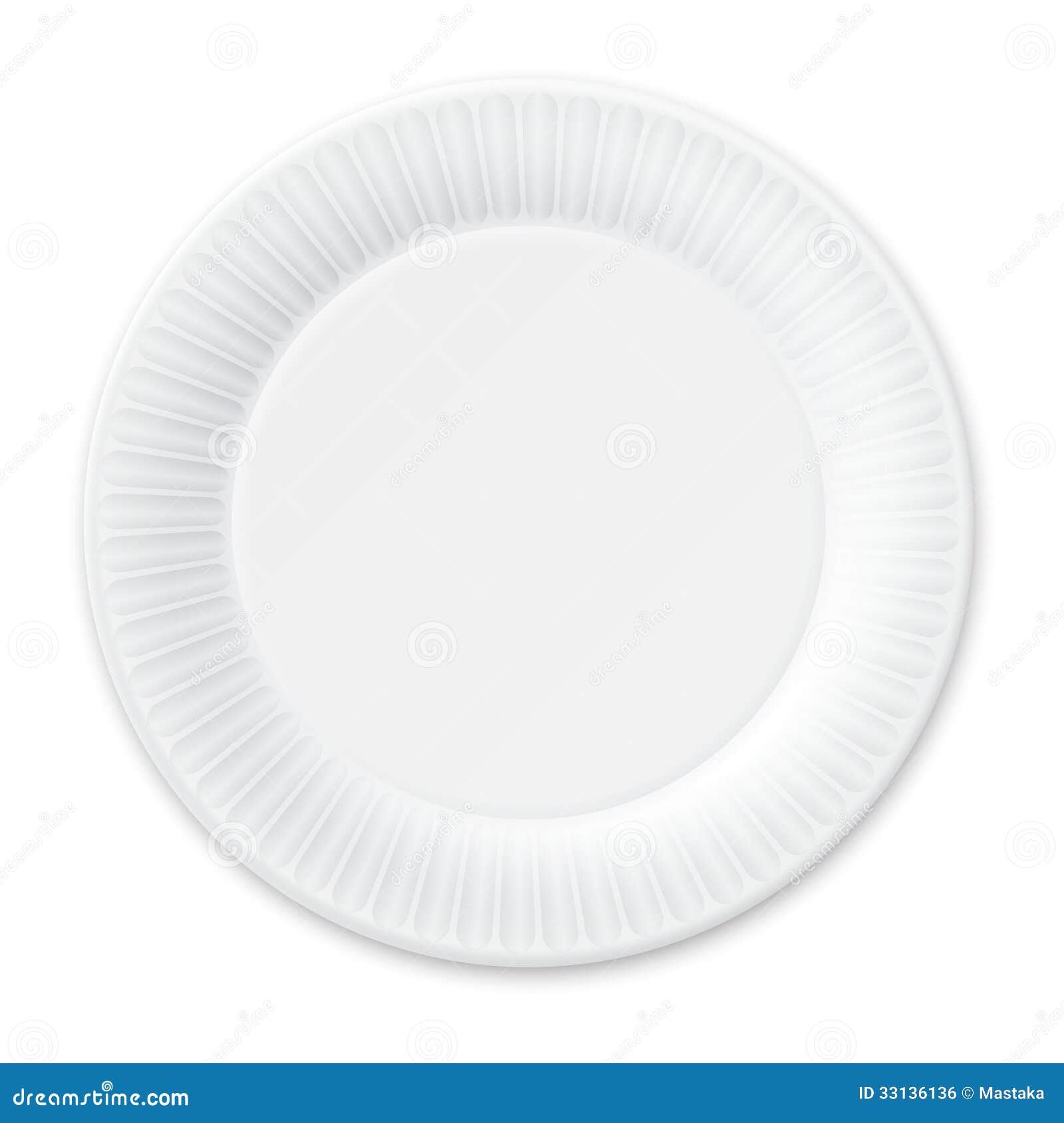 Paper Plate Stock Illustration - Download Image Now - Paper Plate, Vector,  Cartoon - iStock