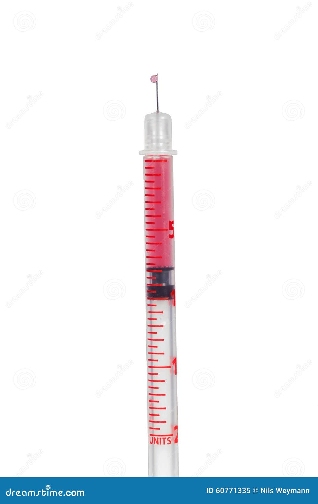 Disposable Plastic Hypodermic Syringe Stock Image Image of liquid