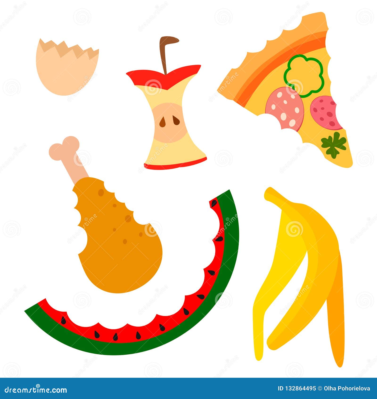 Disposal of Waste Organic Food. the Concept of Ecological Recycling and Waste Recycling. Flat Vector Illustration in a Cartoon Stock Illustration - Illustration of background, container: 132864495 Disposal of Waste Organic Food. the Concept of Ecological Recycling and Waste Recycling. Flat Vector Illustration in a Cartoon Stock Illustration - Illustration of background, container: 132864495