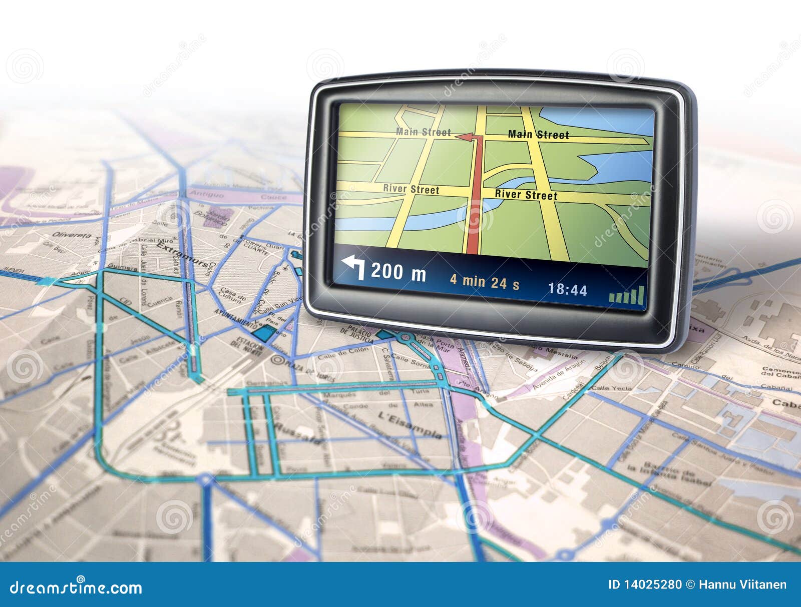 Voiture Navigator Appareil Navigation Gps Vecteurs libres de