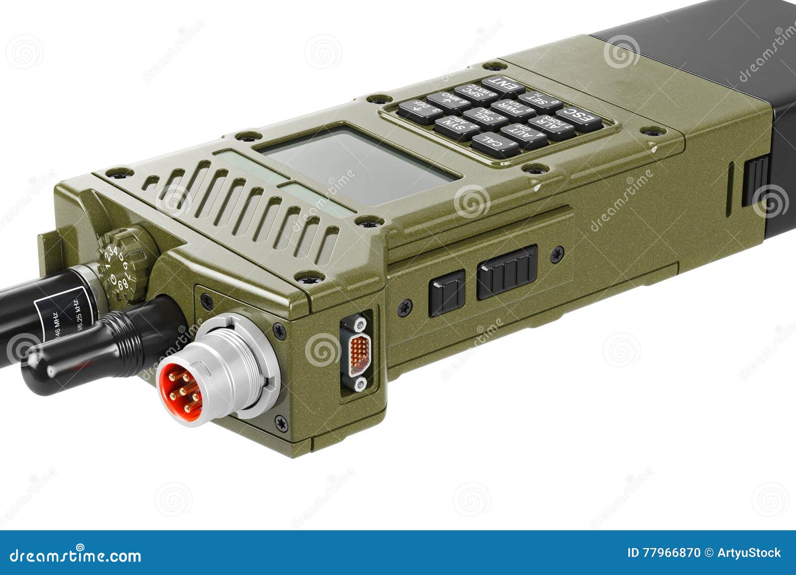 T Centro de producción invernadero Dispositivo Digital De Radio Militar, Visión Cercana Stock de ilustración -  Ilustración de militar, herramienta: 77966870