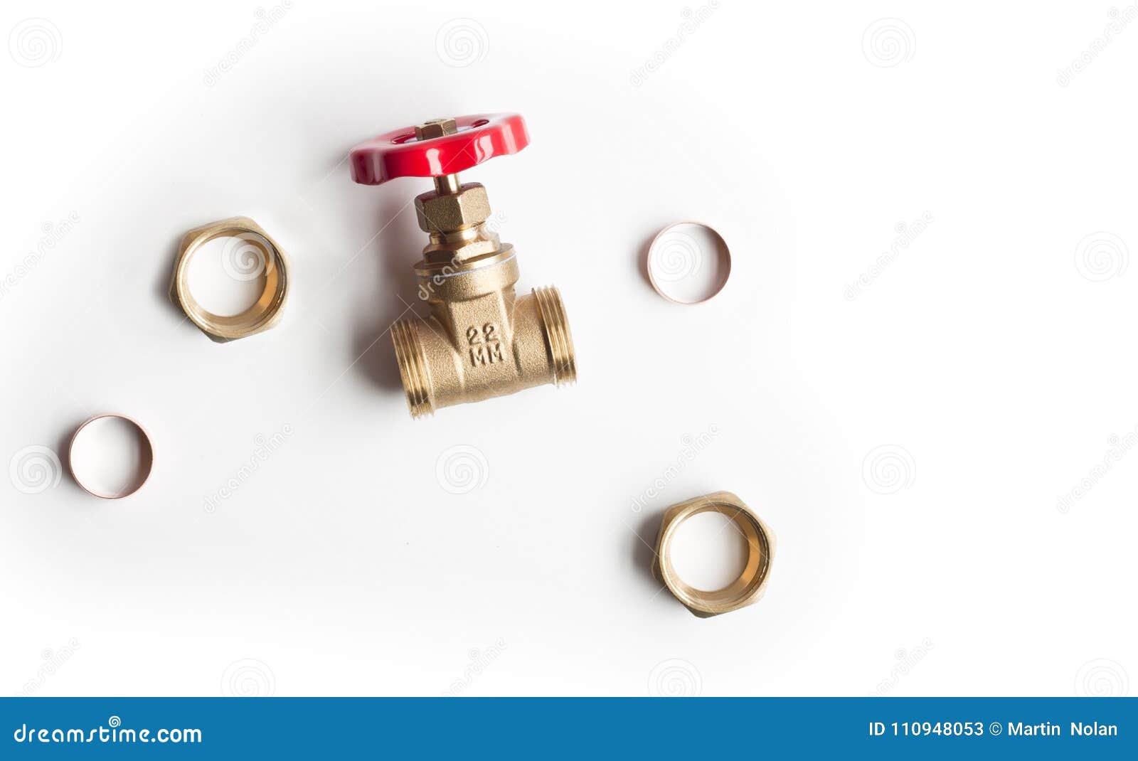 Plumbing Gate Valve and Olives Stock Image - Image of blueprint