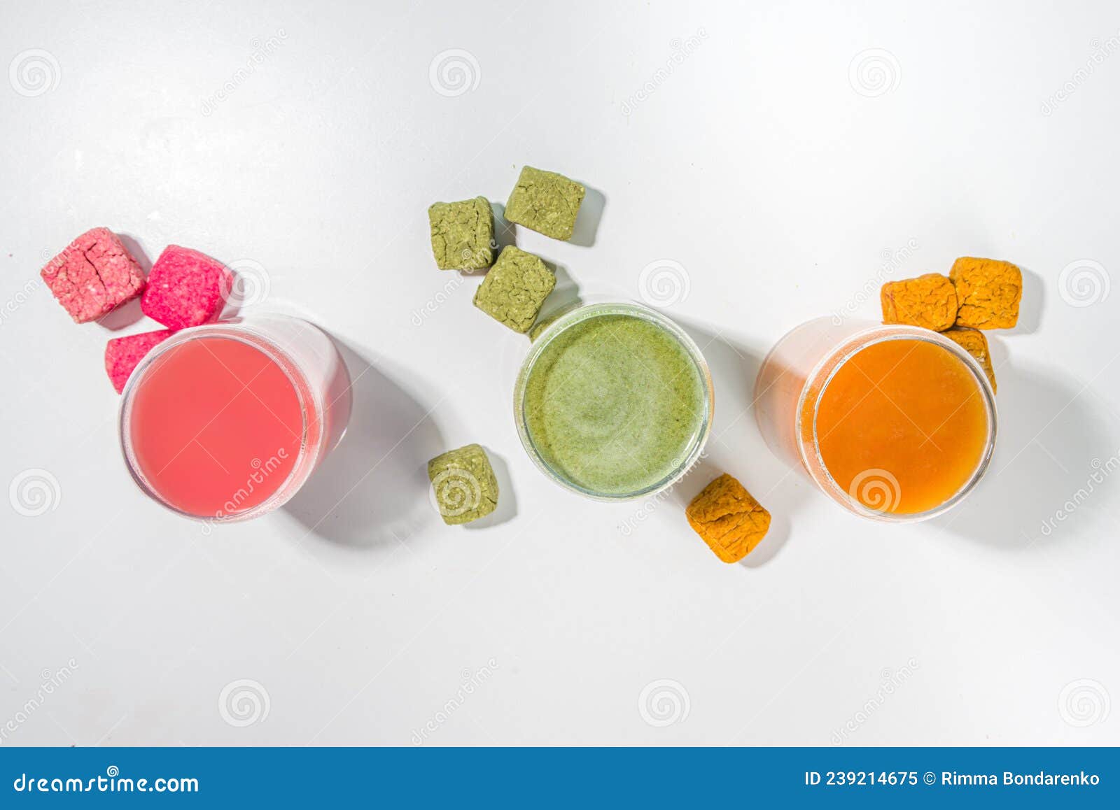 dissolvable frozen dried smoothie