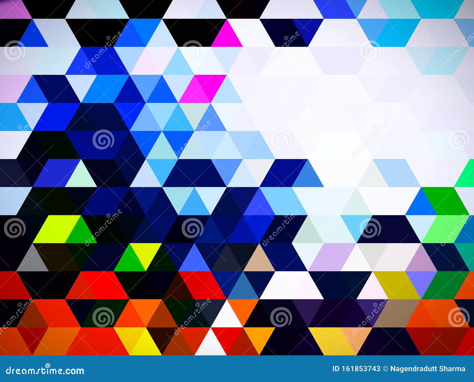a distinguishing  of colorful digital pattern of squares