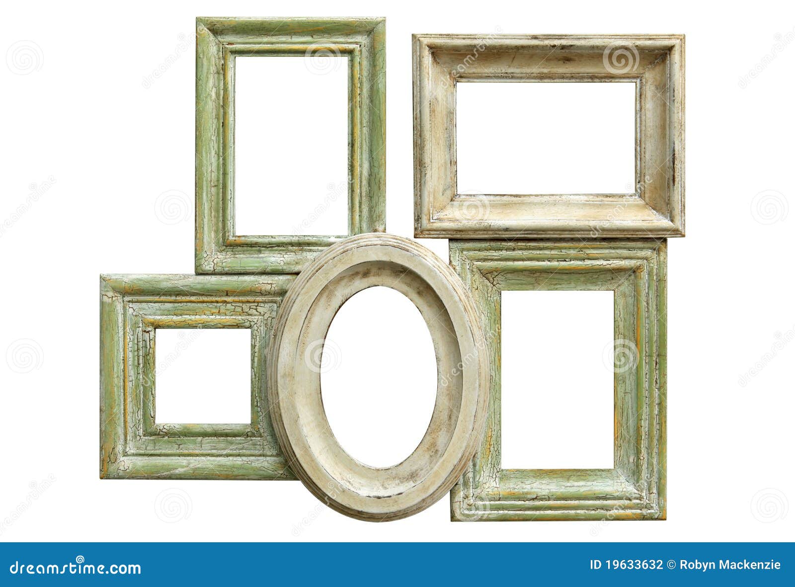 Distressed Picture Frames stock photo. Image of collection 19633632
