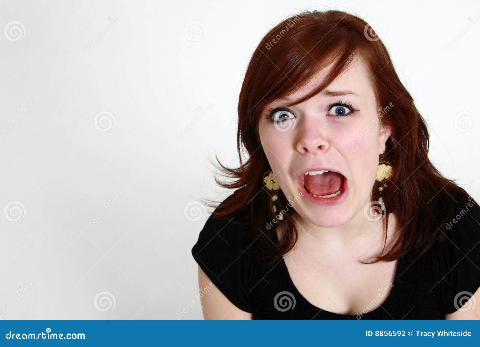 Distressed Teen Girl Stock Photo Image Of Facial Redhead 8856592
