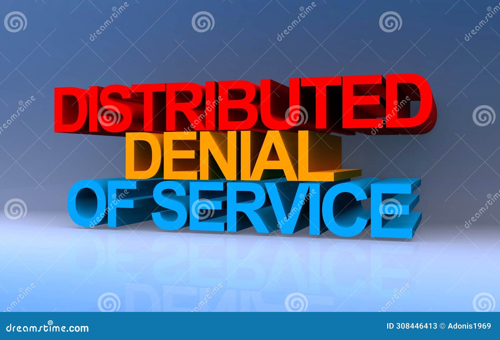 distributed denial of service on blue
