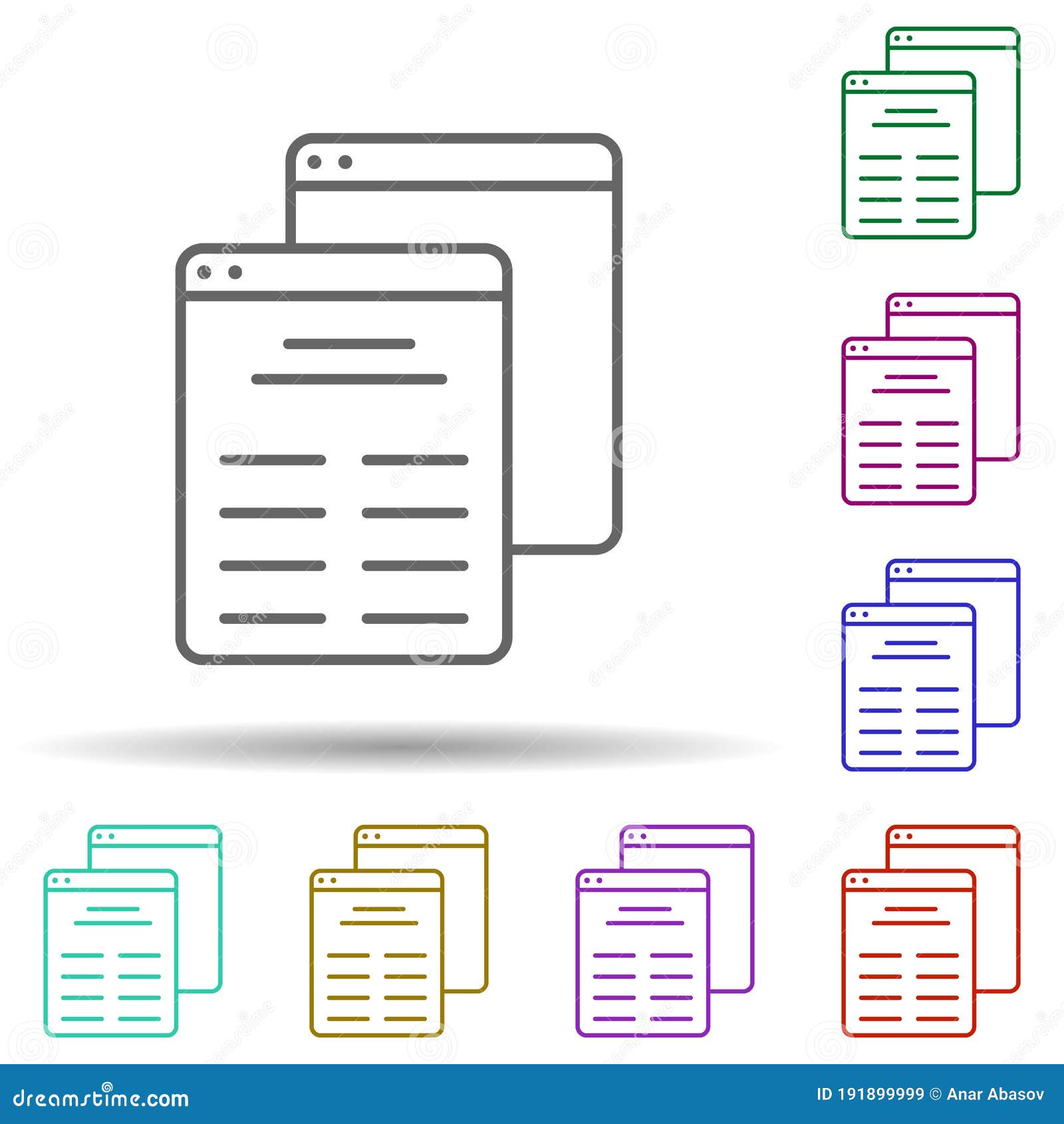Distributed Ledger Multi Color Icon Simple Thin Line Outline Vector Of Bitcoin Blockchain Icons For Ui And Ux Website Or Mobile Stock Illustration Illustration Of Vector Financial 191899999