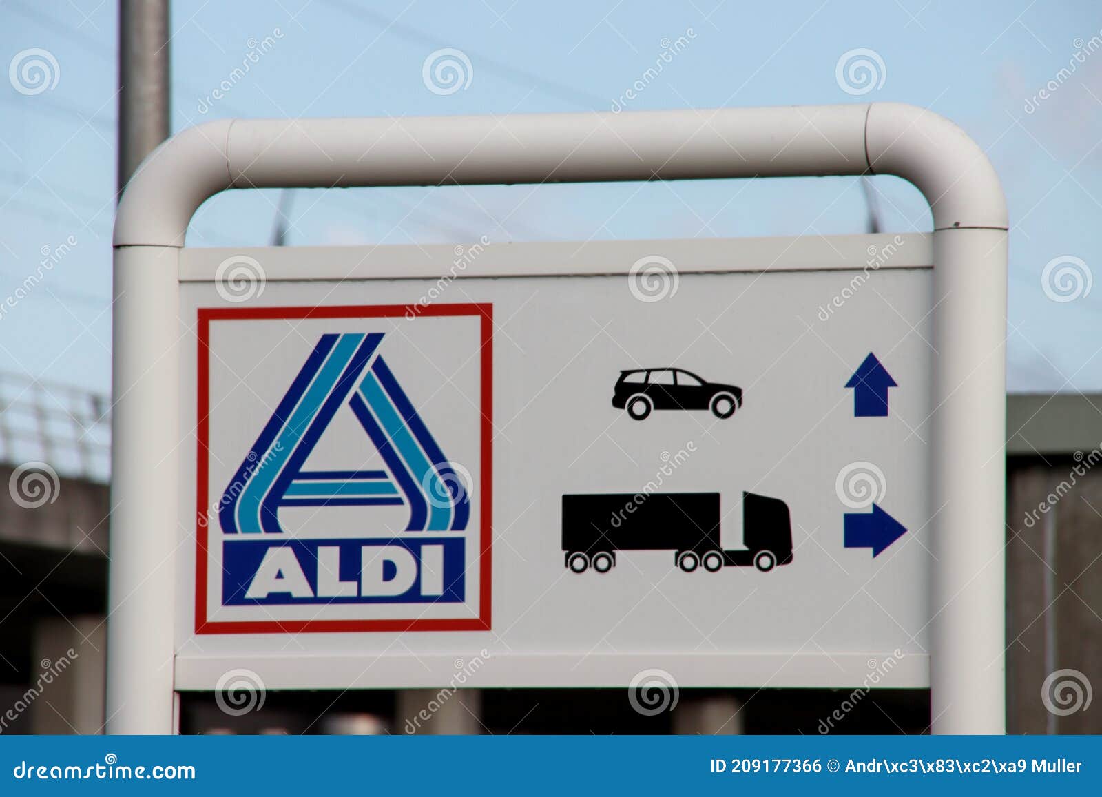 Distribution Center and Warehouse of the Aldi Retail Shops in Bleiswijk