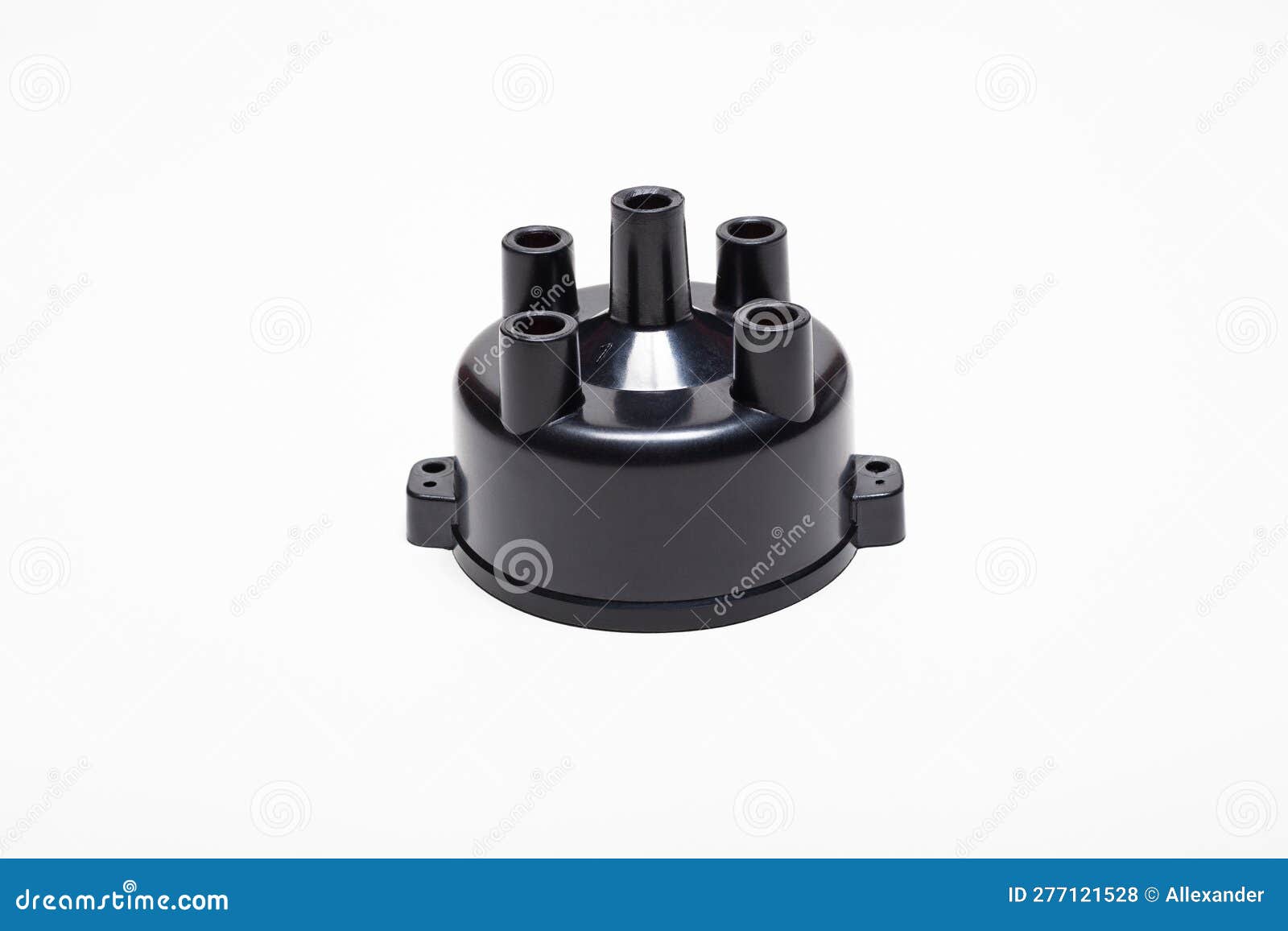 Distributor cap on white stock photo. Image of replacement 277121528