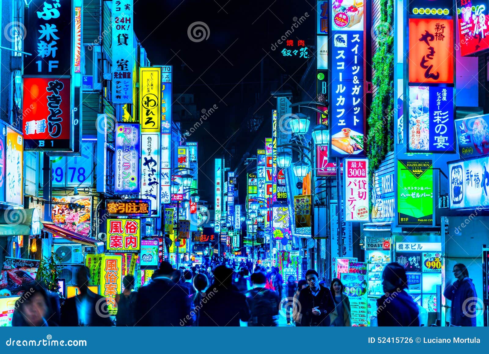 Distrito De Kabuki Cho Shinjuku Tokio Japon Foto Editorial Imagen De Noche Rojo
