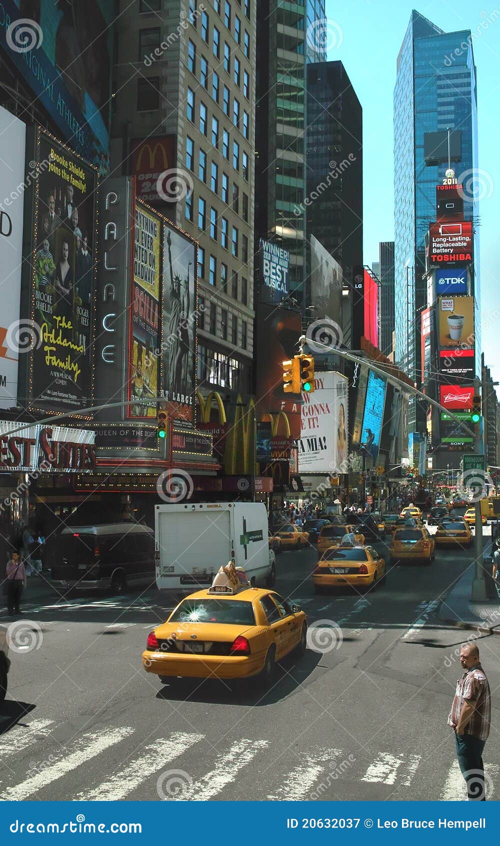 Distrito Do Teatro De New York Fotografia Editorial Imagem de grande