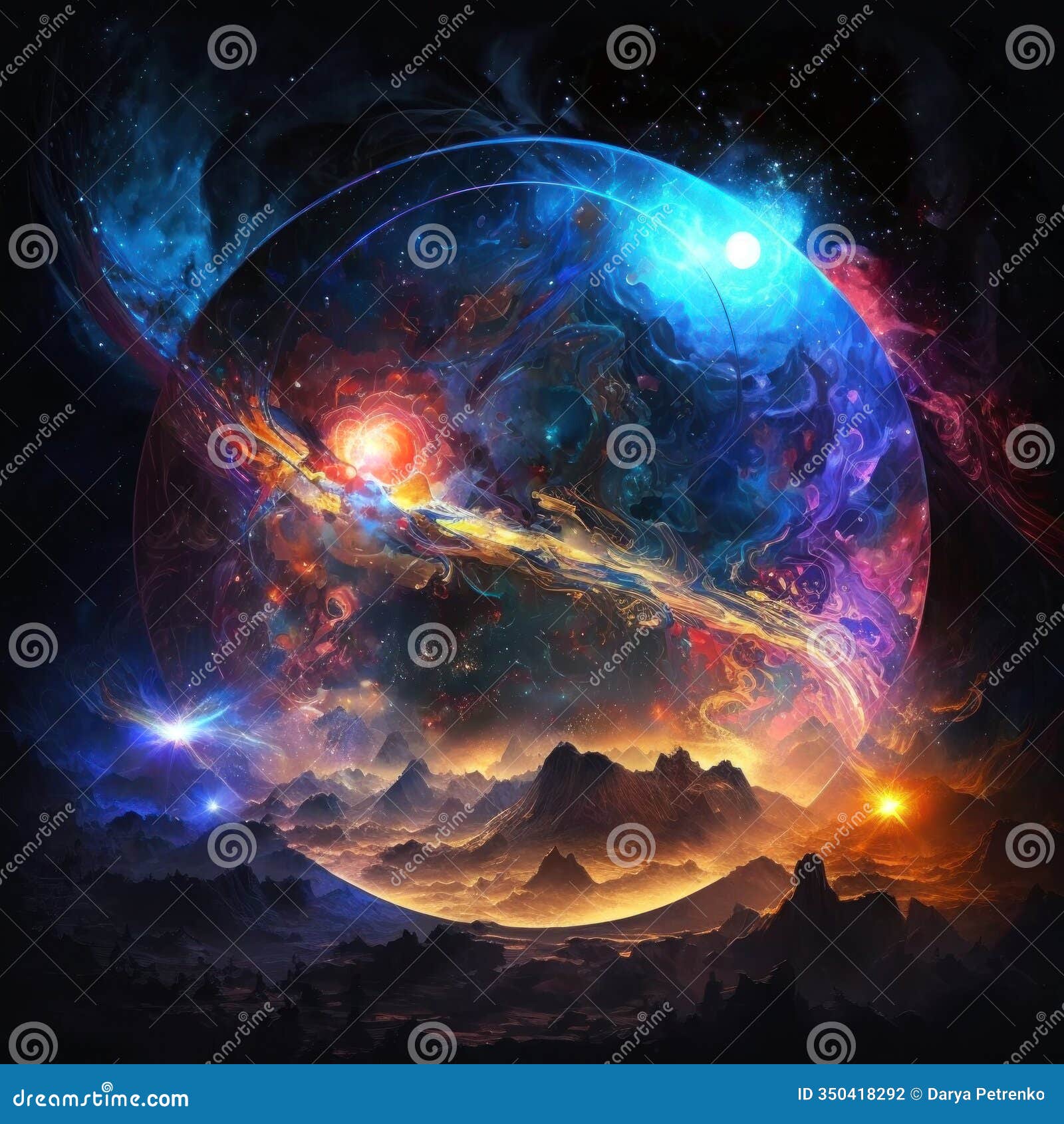 dive into the cosmic clash of s with this breathtaking space artwork